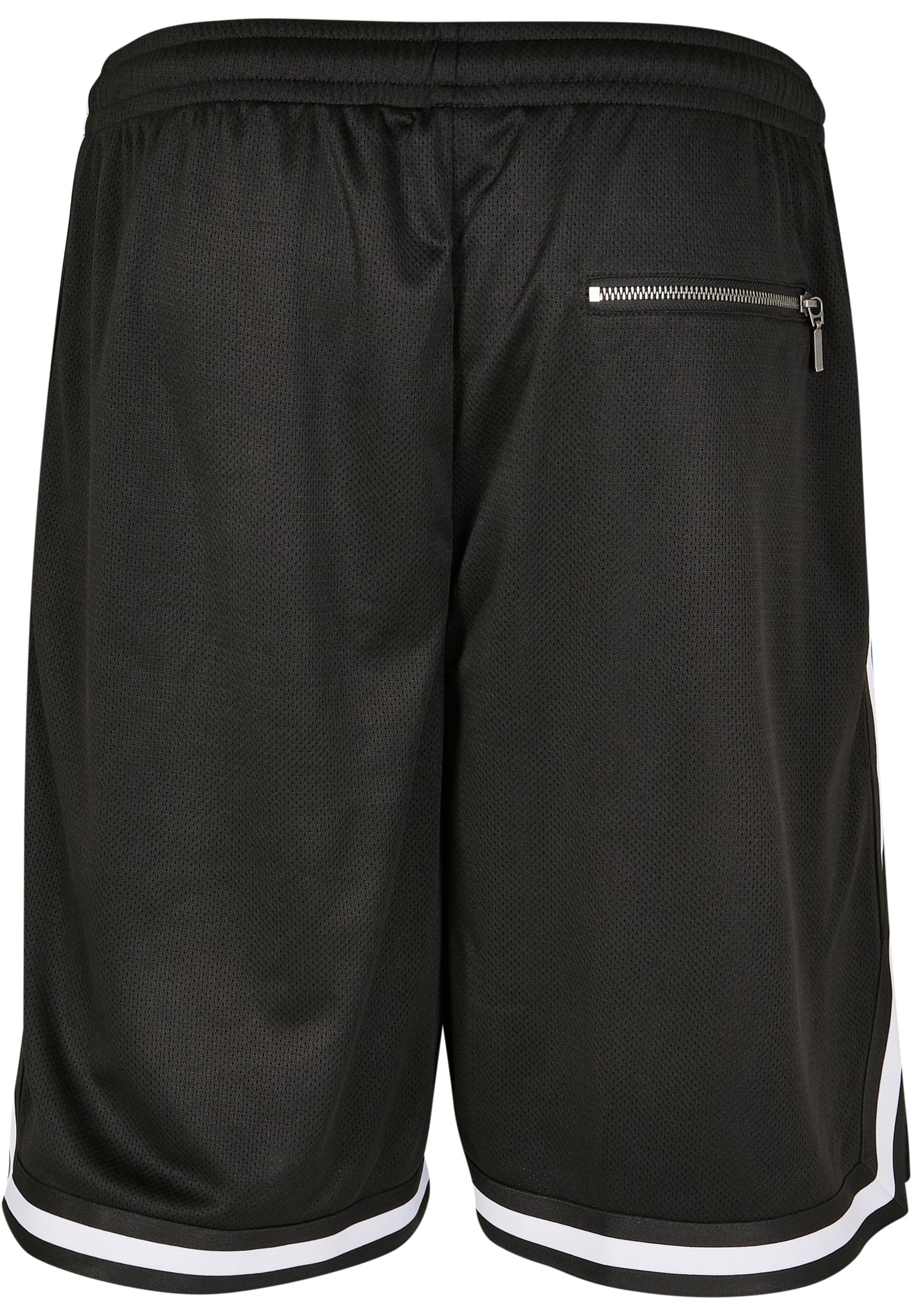 Premium Stripes Mesh Shorts | black