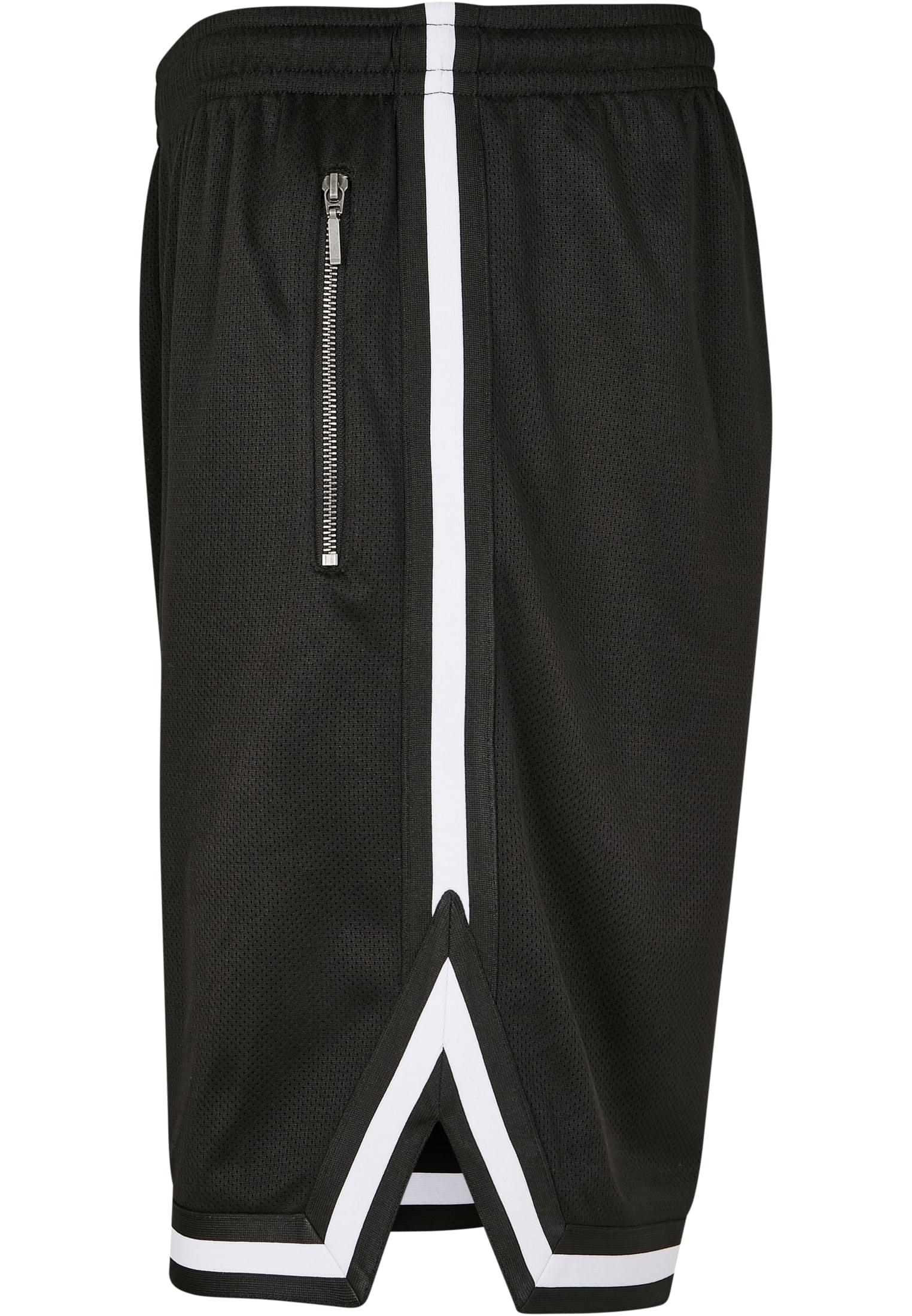 Premium Stripes Mesh Shorts | black