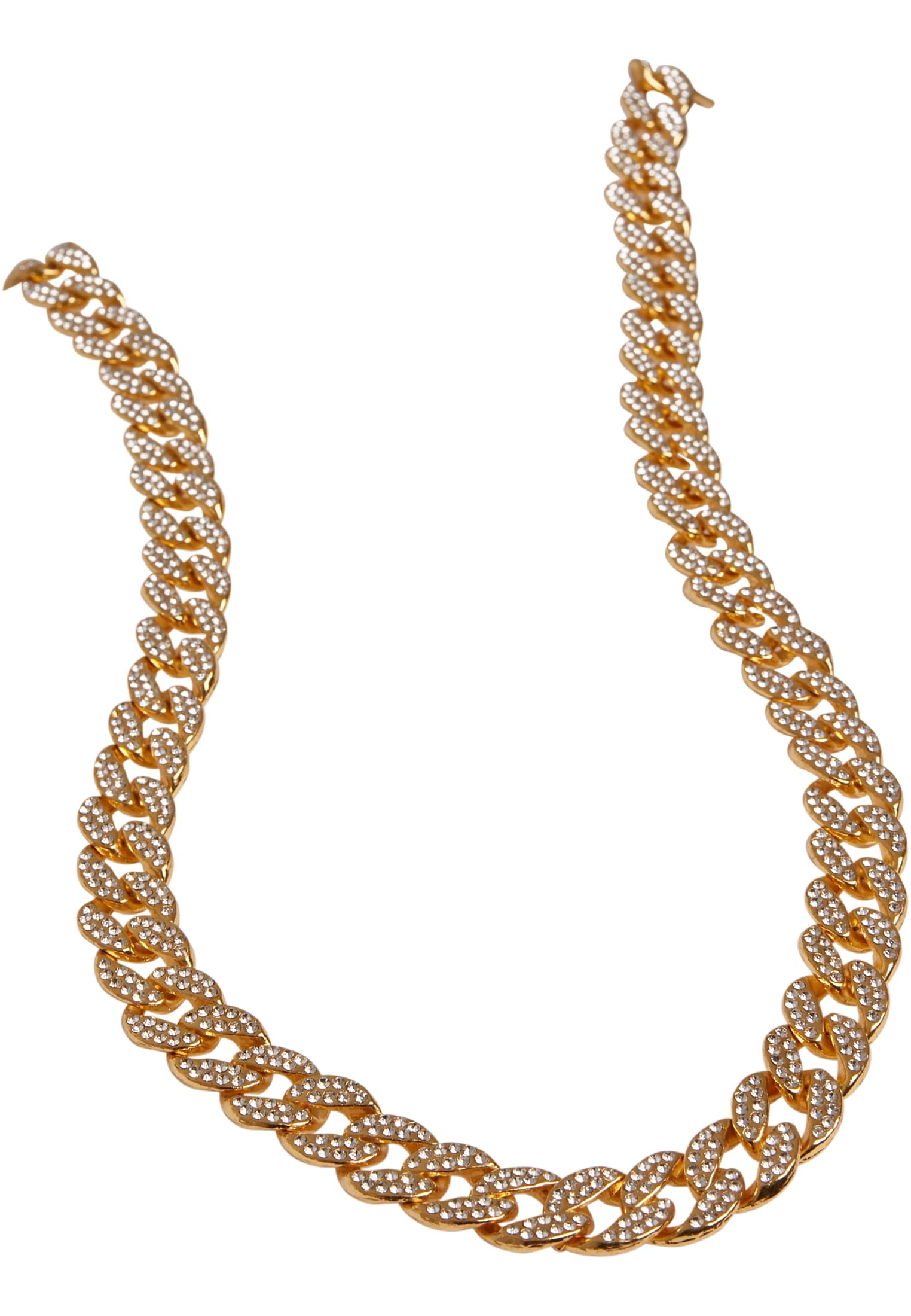 Heavy Necklace With Stones | gold