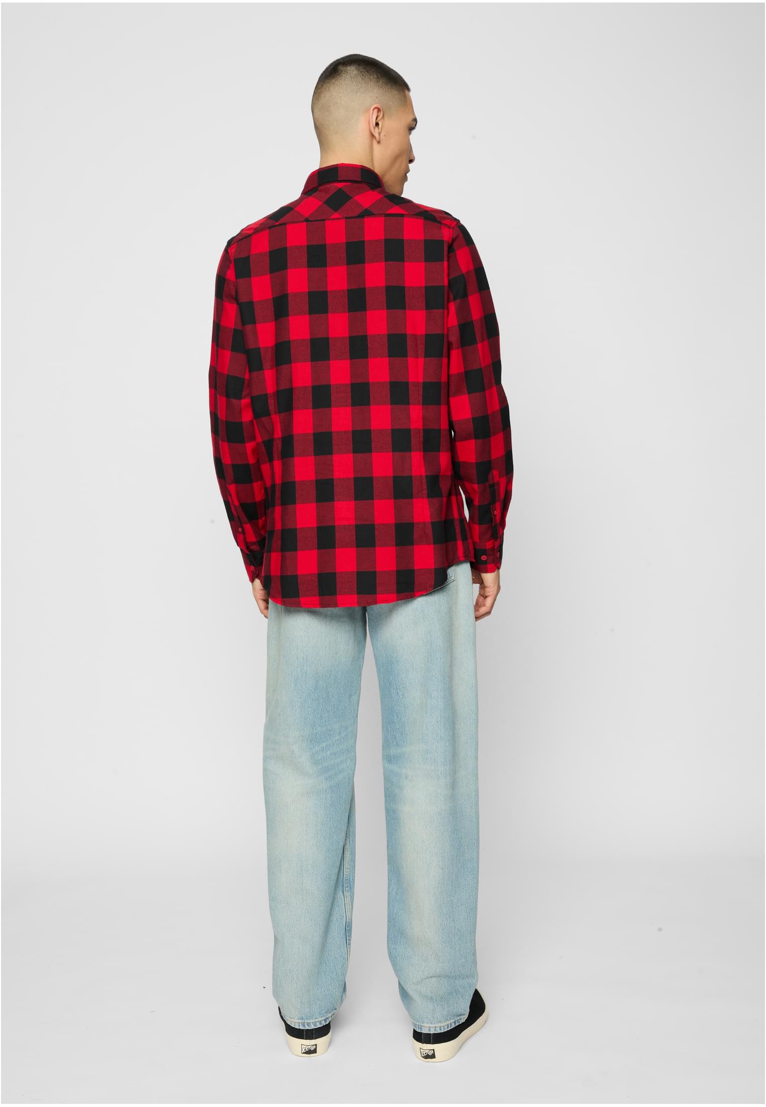 Checked Flanell Shirt | blk/red