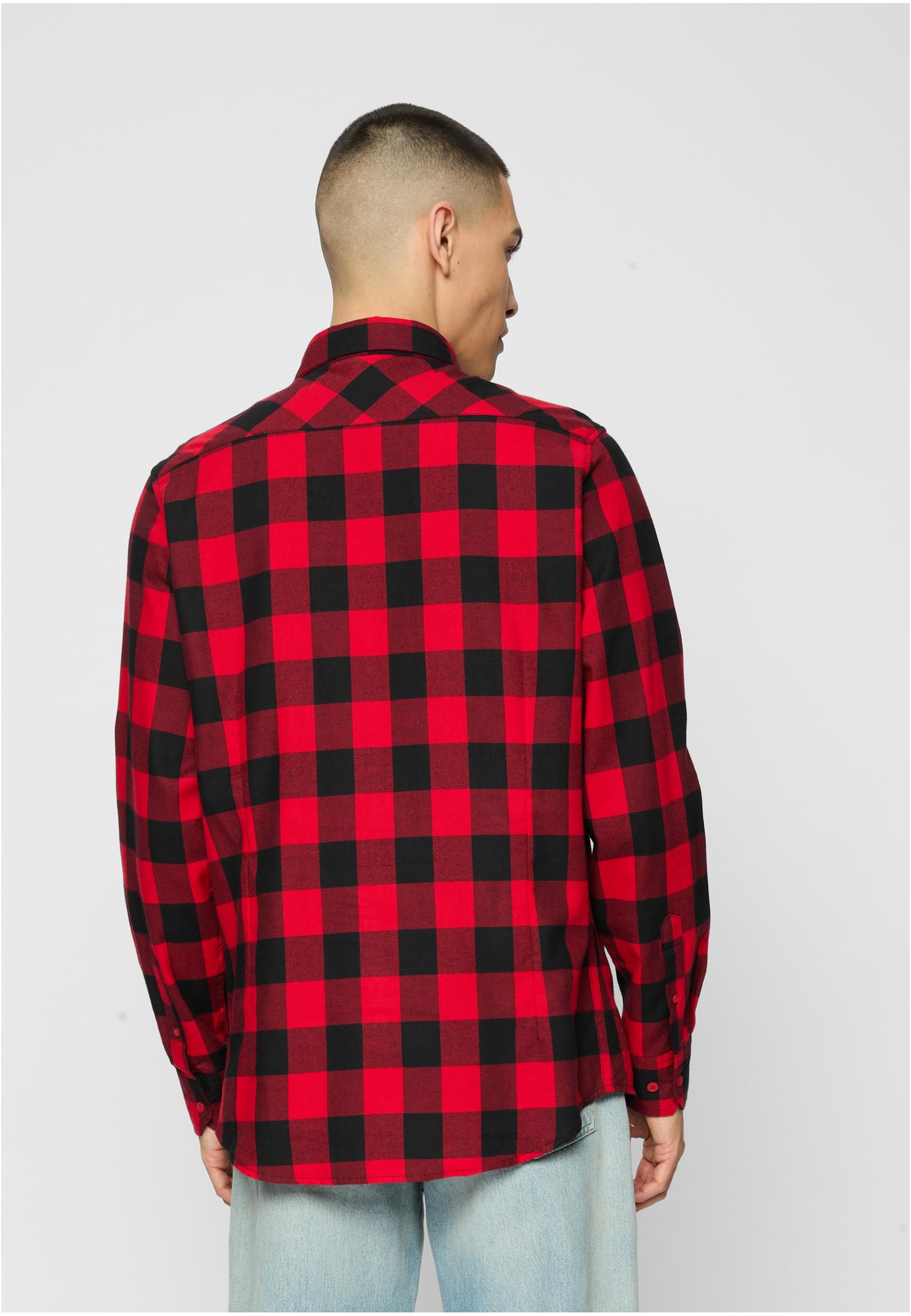 Checked Flanell Shirt | blk/red