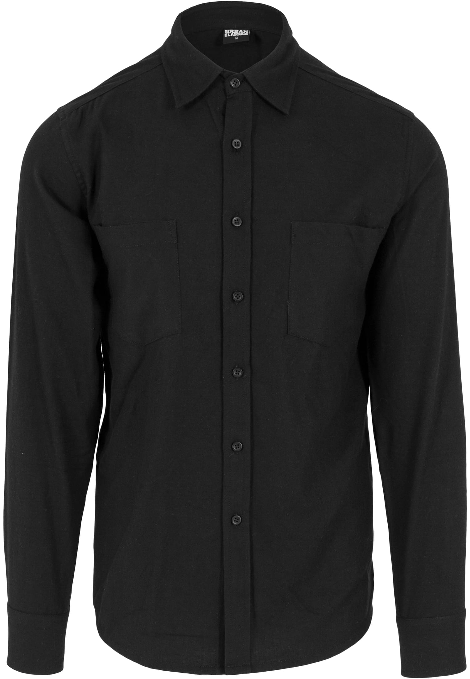 Checked Flanell Shirt | blk/blk