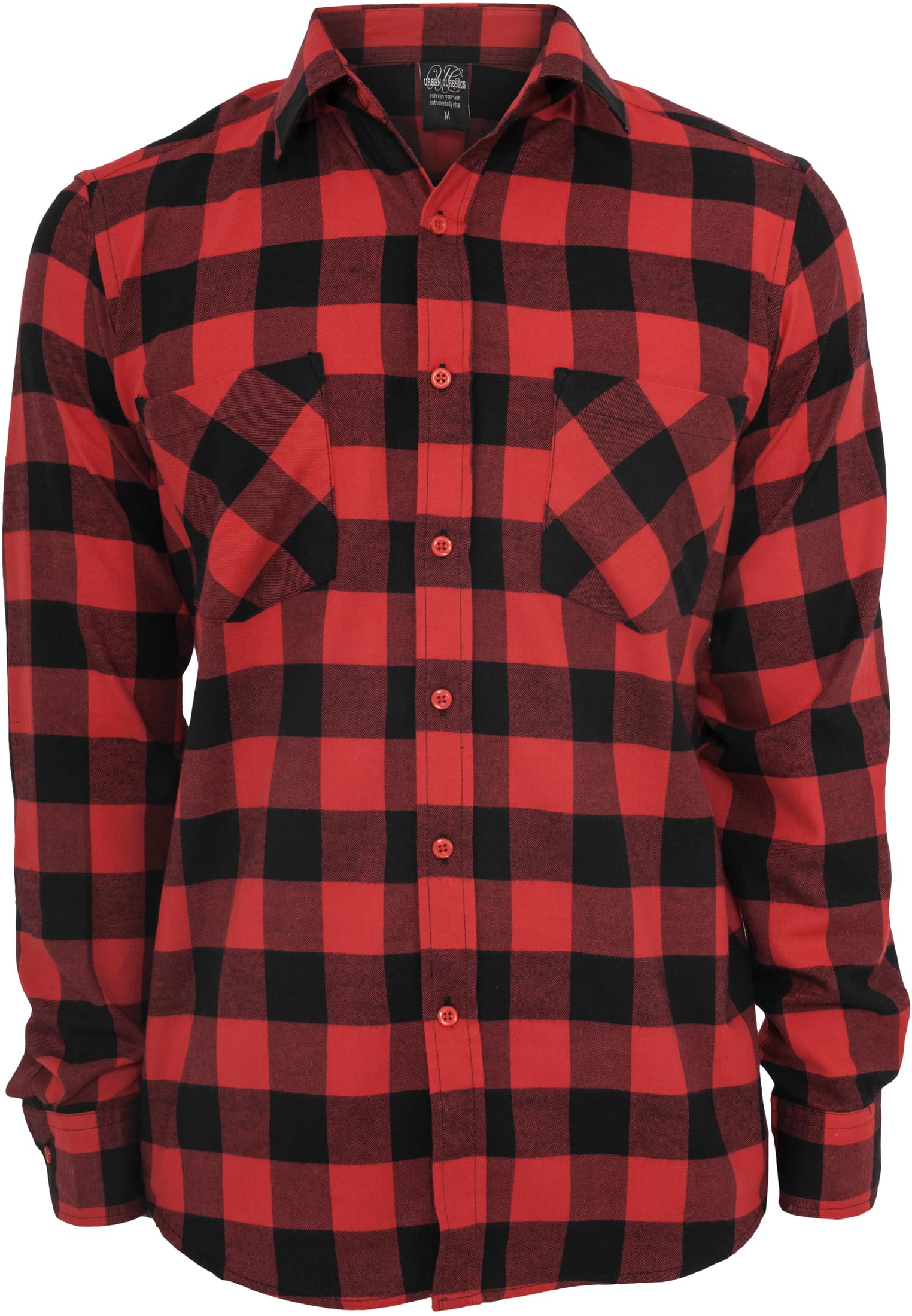 Checked Flanell Shirt | blk/red