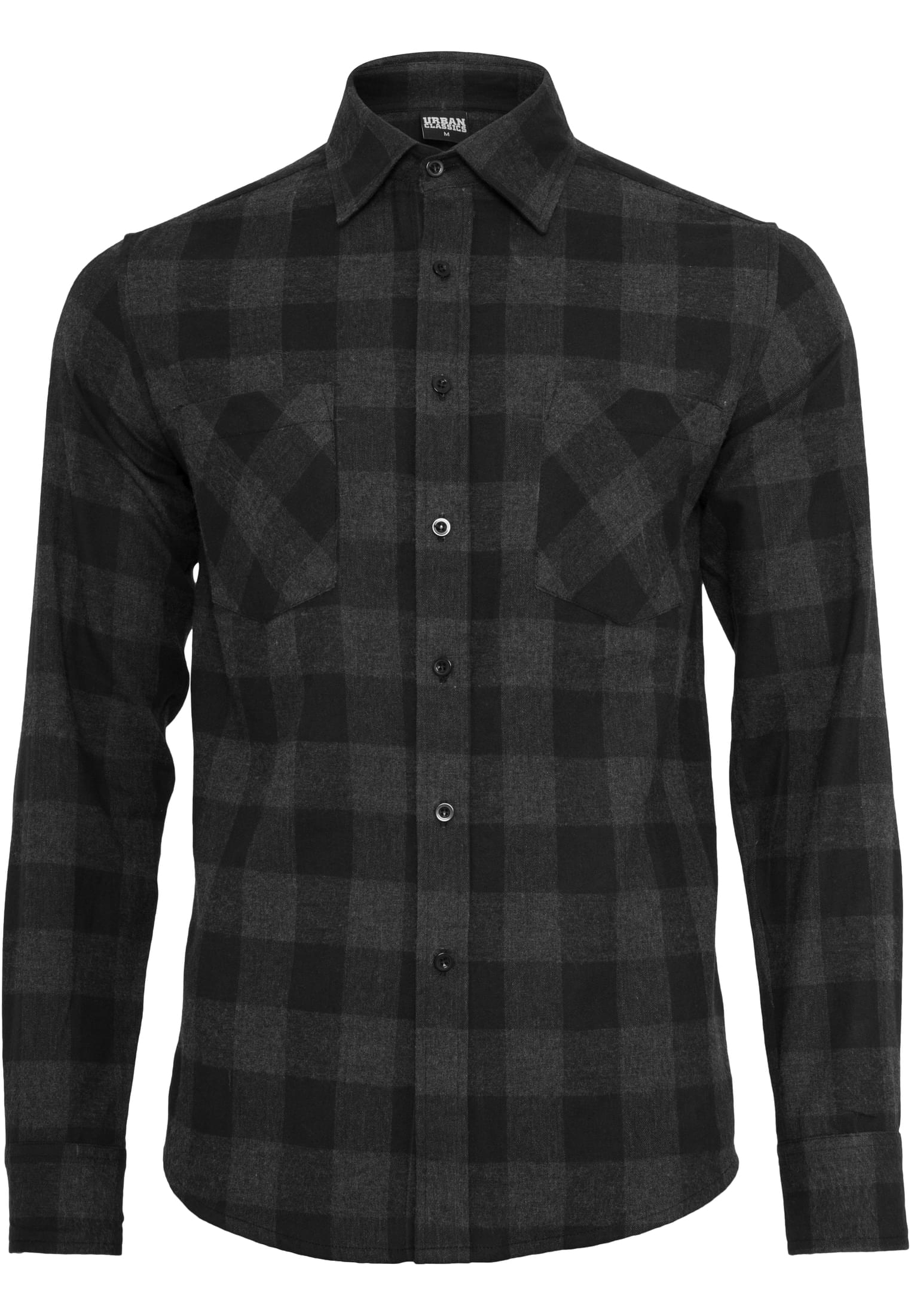 Checked Flanell Shirt | blk/cha