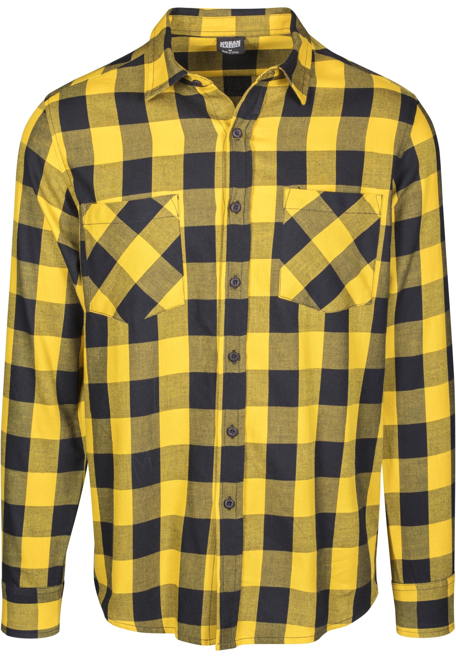 Checked Flanell Shirt | blk/honey