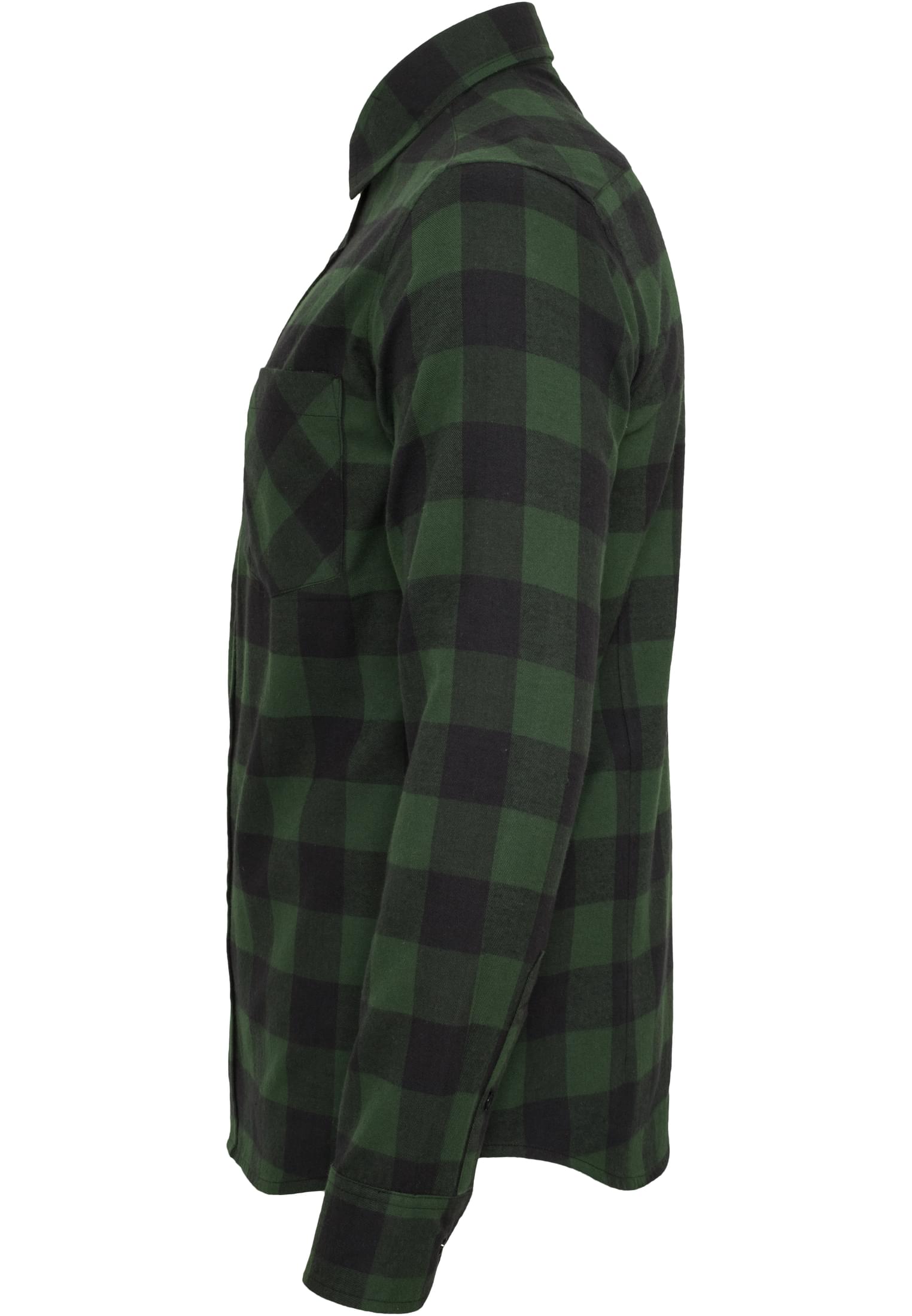 Checked Flanell Shirt | blk/forest