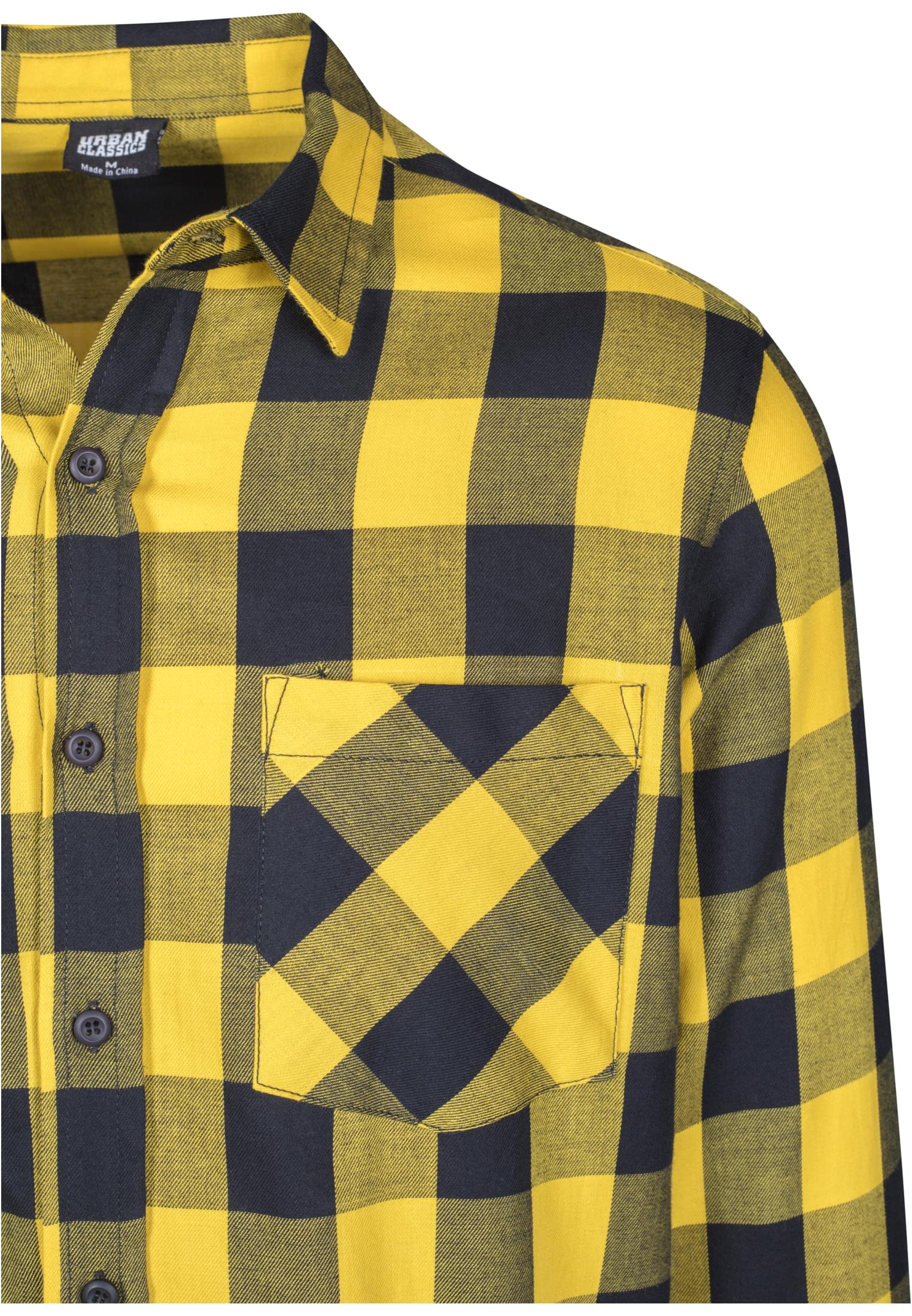 Checked Flanell Shirt | blk/honey