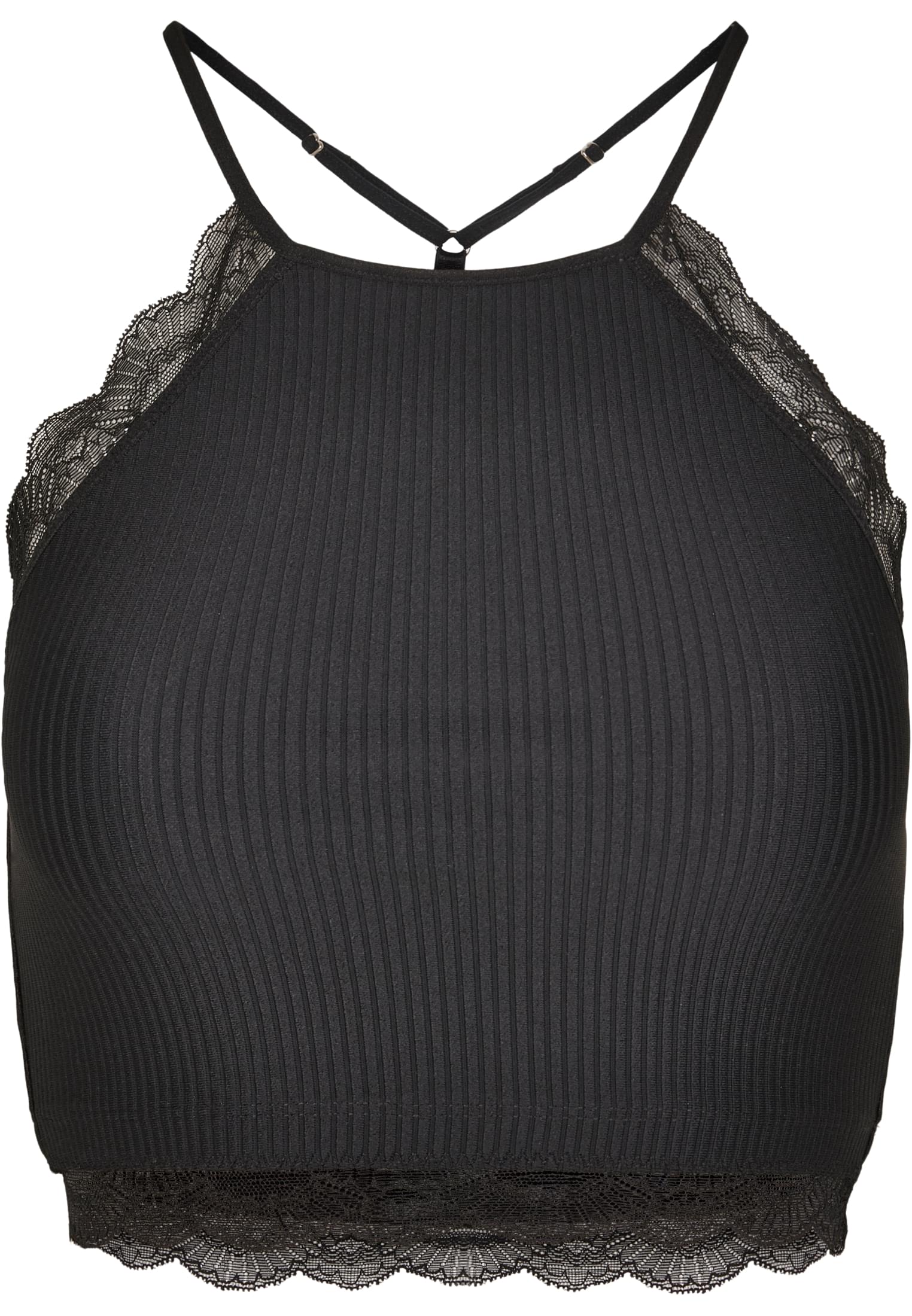 Ladies Laces String Top | black