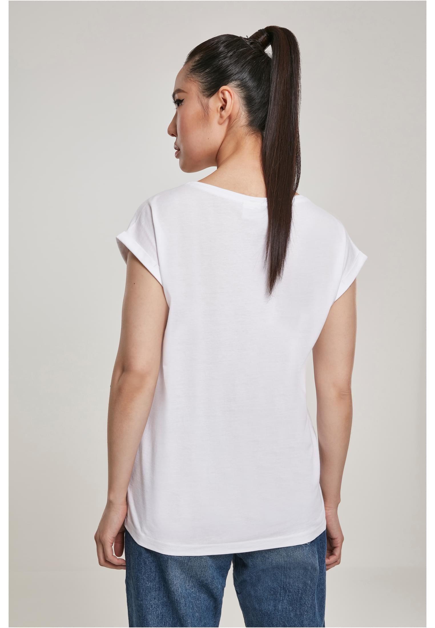 Ladies Organic Extended Shoulder Tee | white