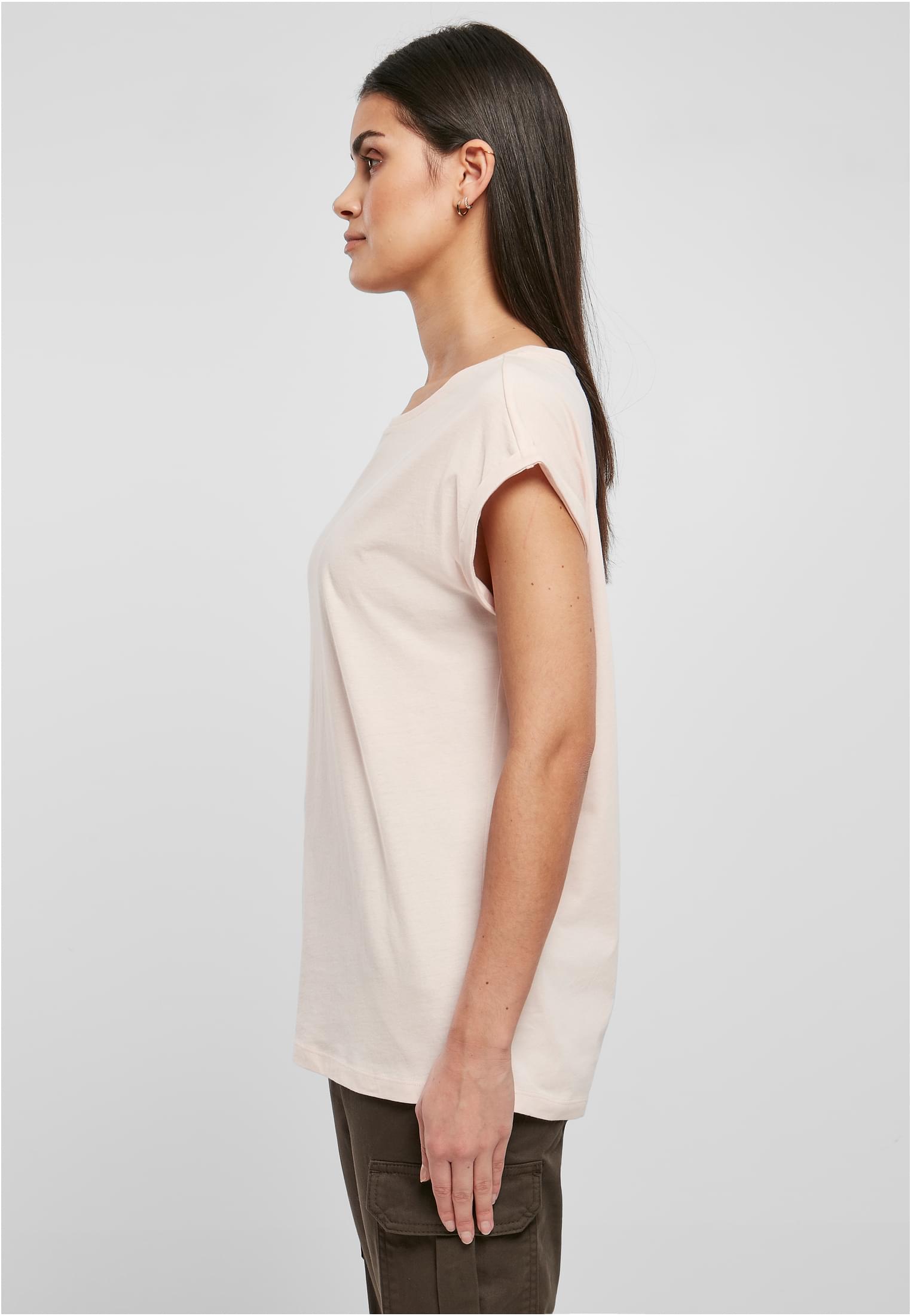 Ladies Organic Extended Shoulder Tee | pink