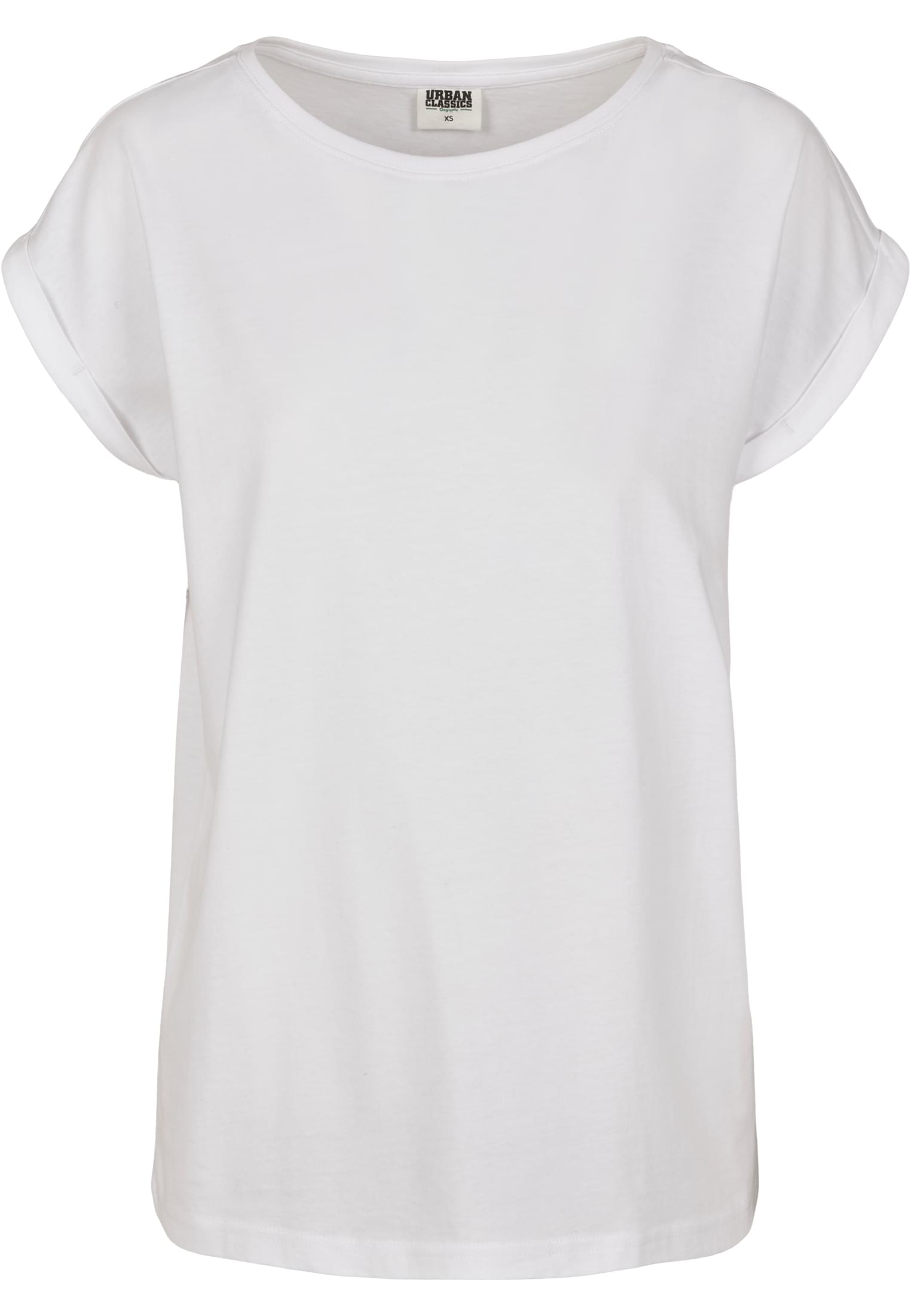 Ladies Organic Extended Shoulder Tee | white