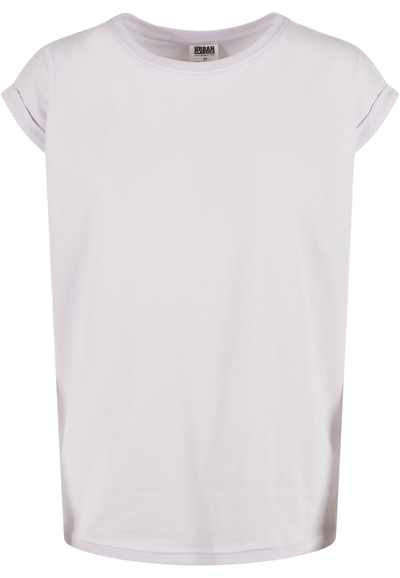 Ladies Organic Extended Shoulder Tee | softlilac