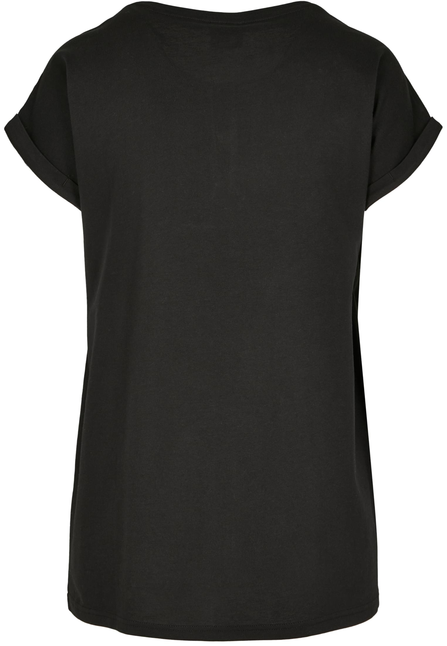 Ladies Organic Extended Shoulder Tee | black