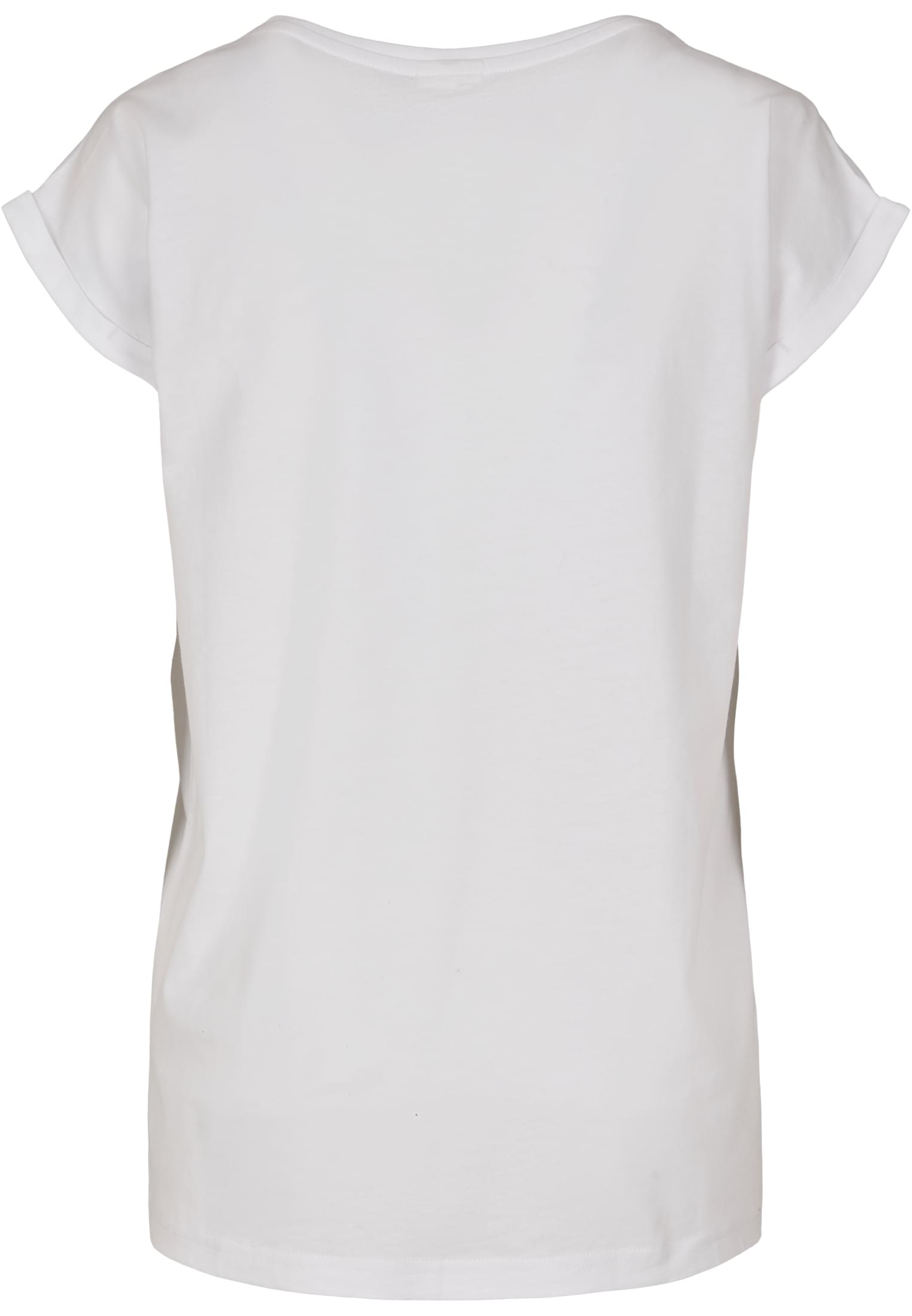 Ladies Organic Extended Shoulder Tee | white