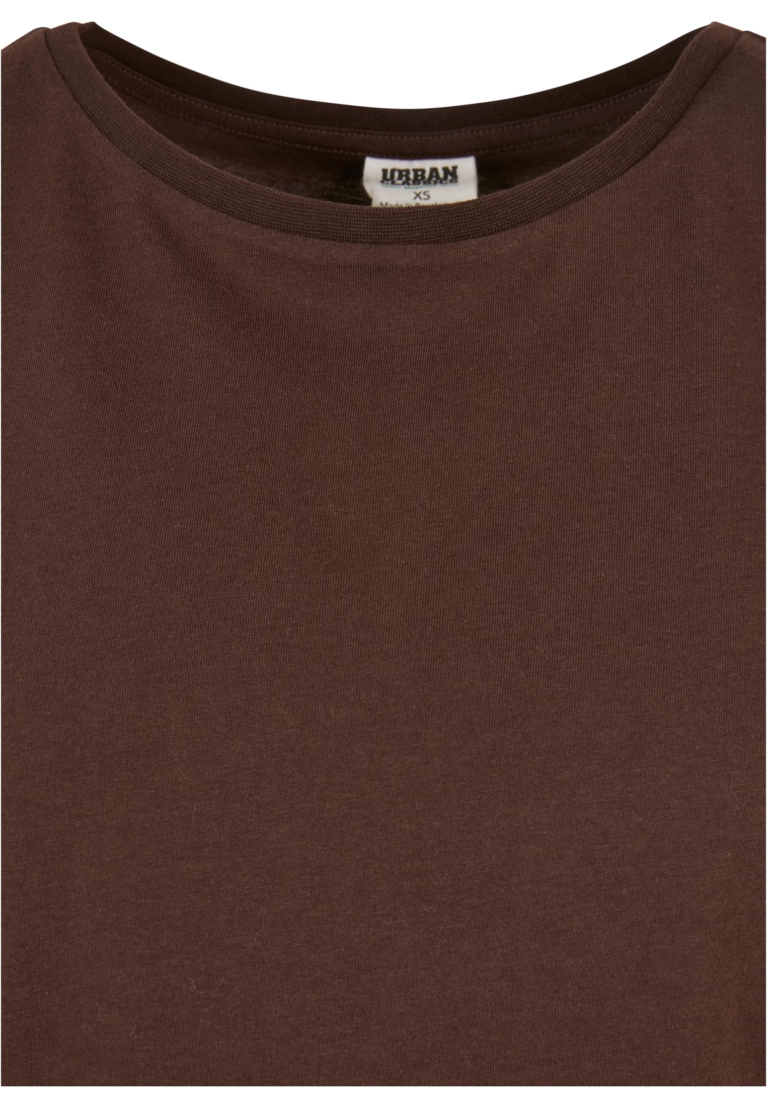 Ladies Organic Extended Shoulder Tee | brown