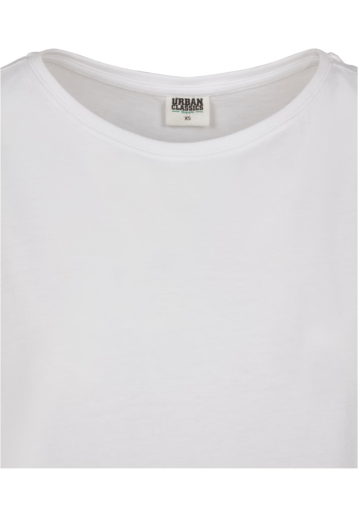 Ladies Organic Extended Shoulder Tee | white