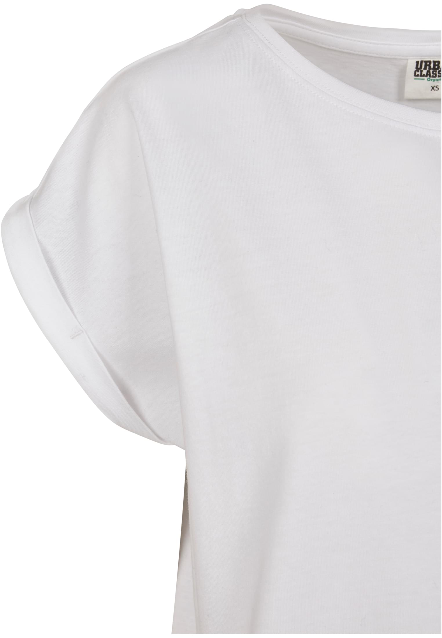 Ladies Organic Extended Shoulder Tee | white