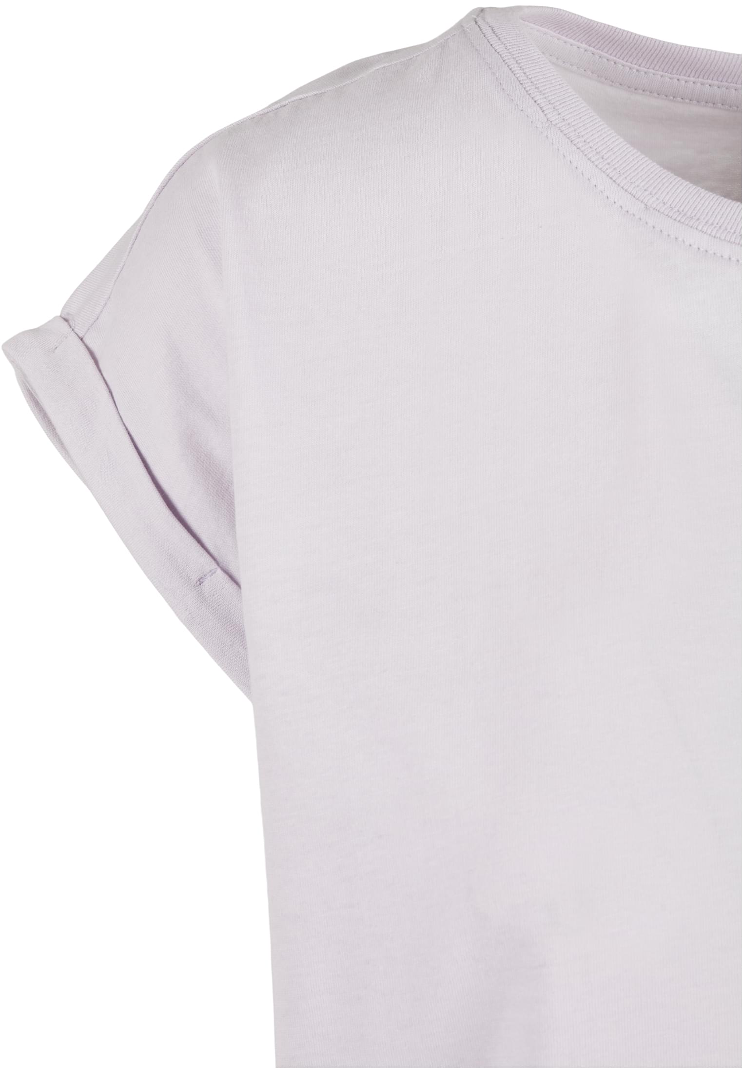 Ladies Organic Extended Shoulder Tee | softlilac