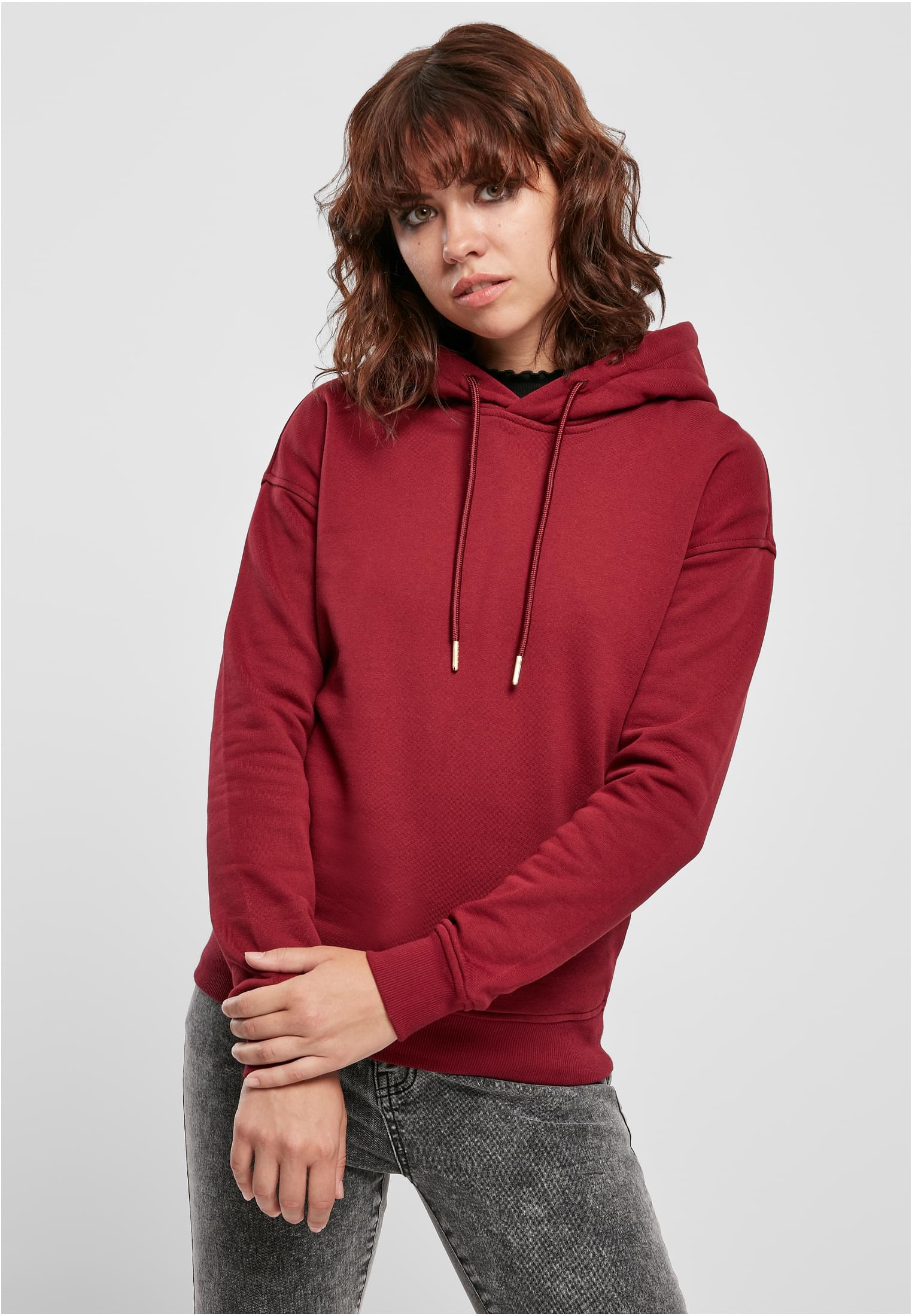 Ladies Organic Hoody | burgundy