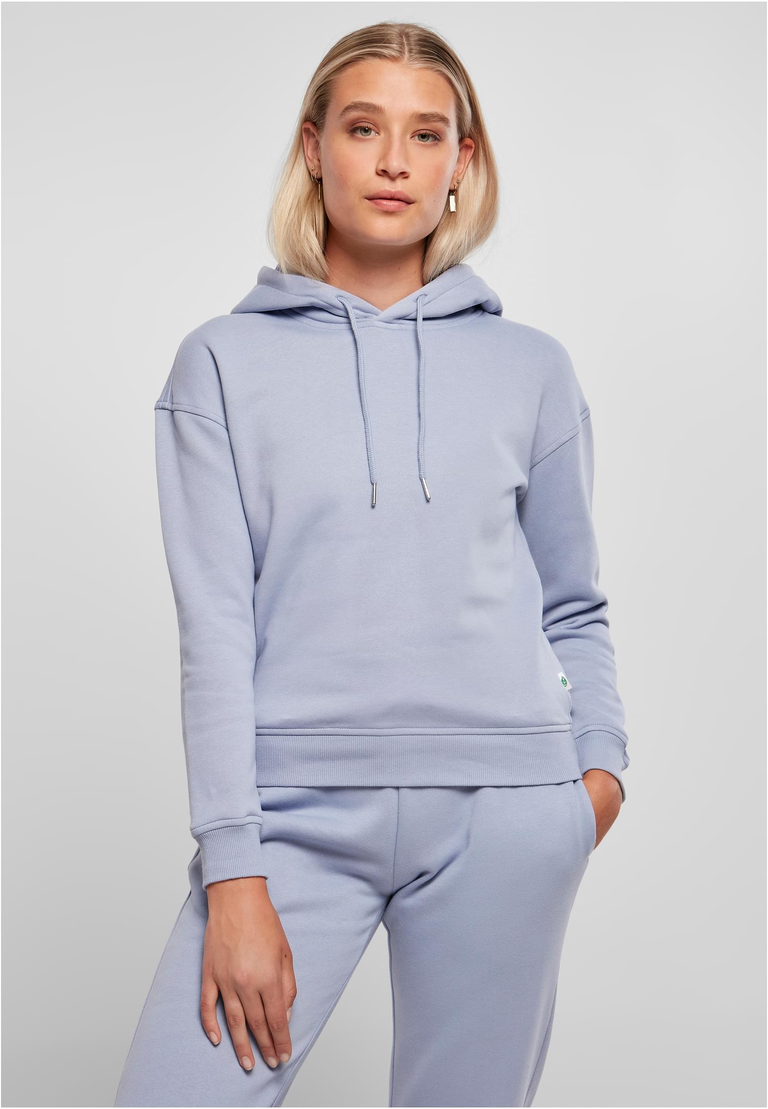 Ladies Organic Hoody | violablue