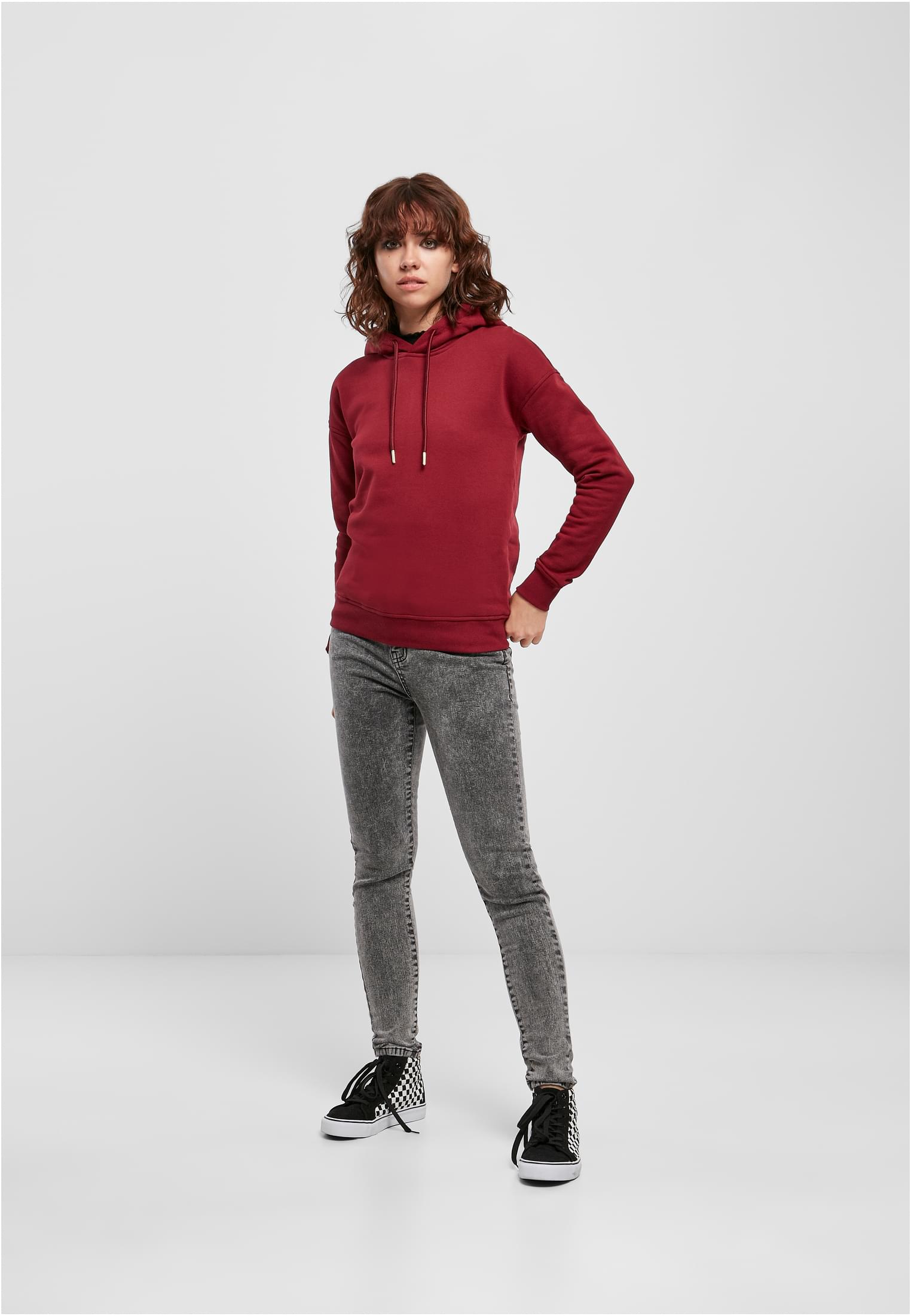 Ladies Organic Hoody | burgundy