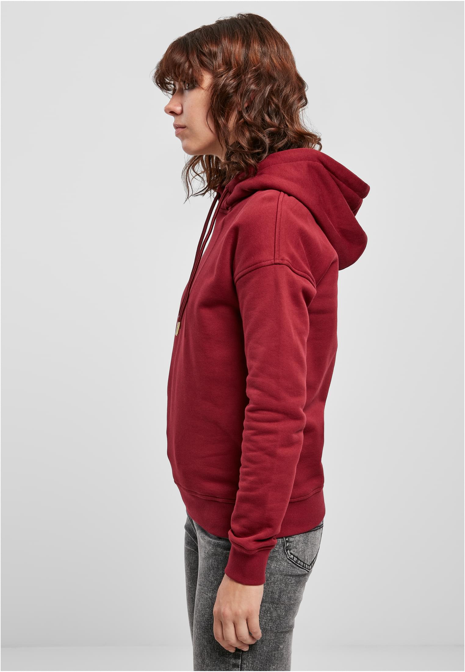 Ladies Organic Hoody | burgundy