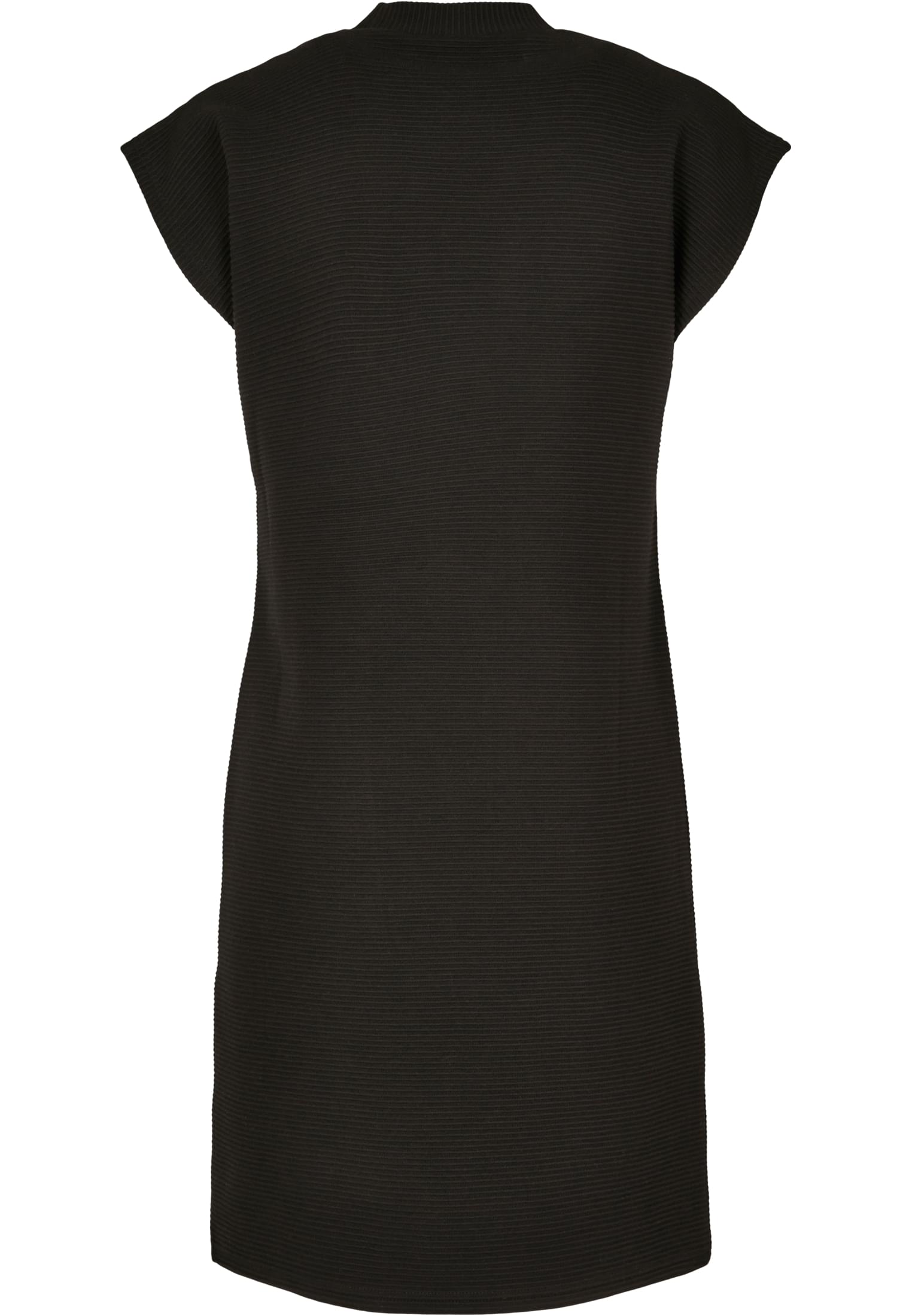 Ladies Naps Terry Extended Shoulder Dress | black