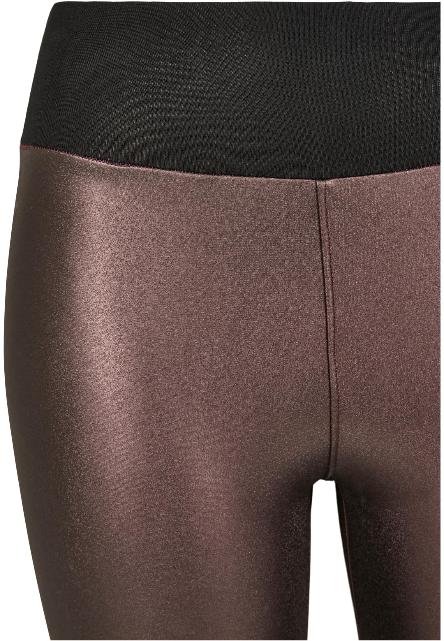 Ladies Faux Leather High Waist Leggings | redwine