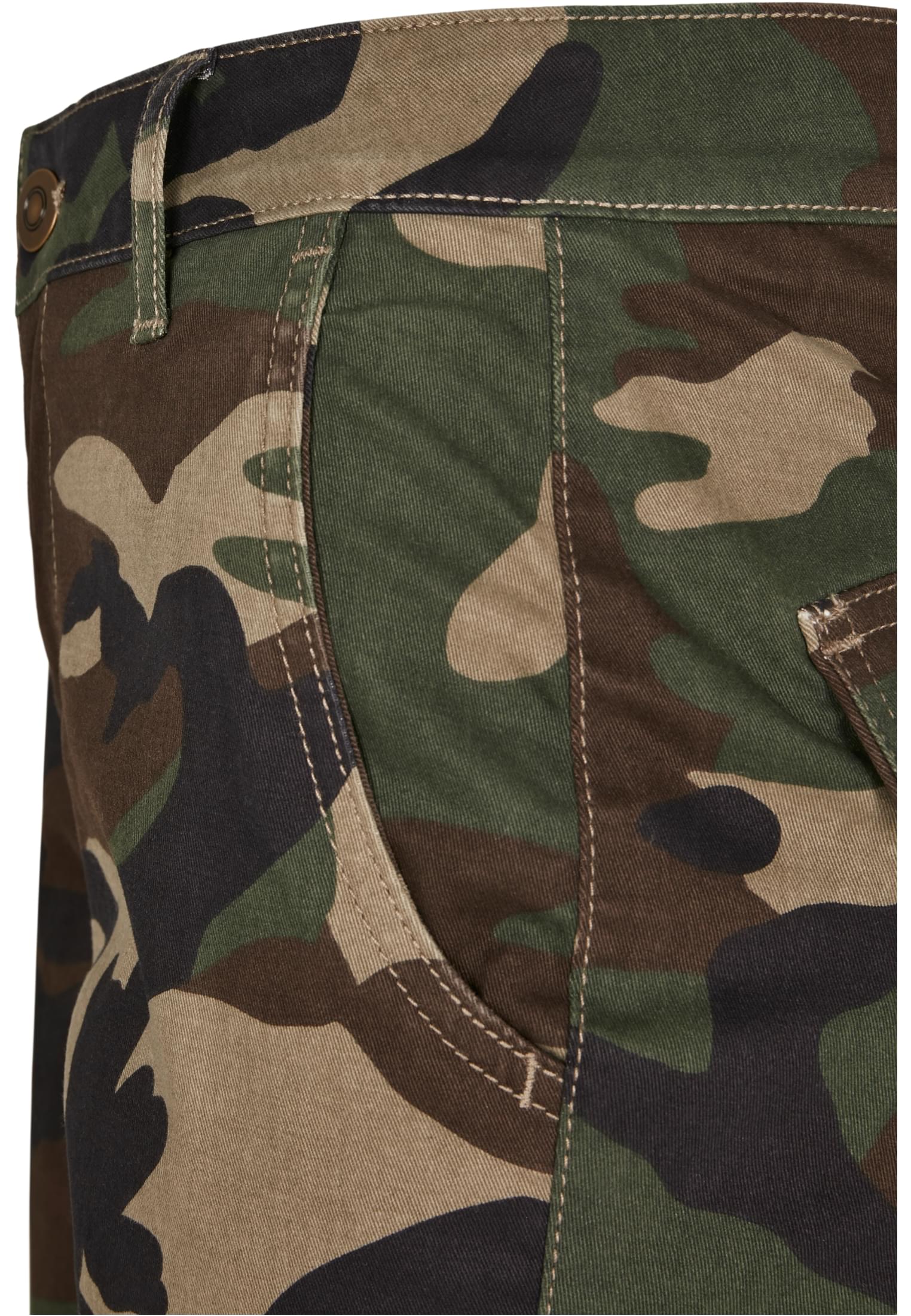 Ladies High Waist Camo Cargo Pants | woodcamo