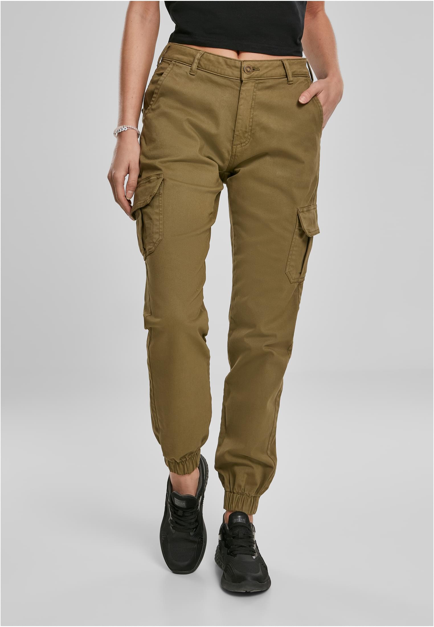 Ladies High Waist Cargo Pants | summerolive