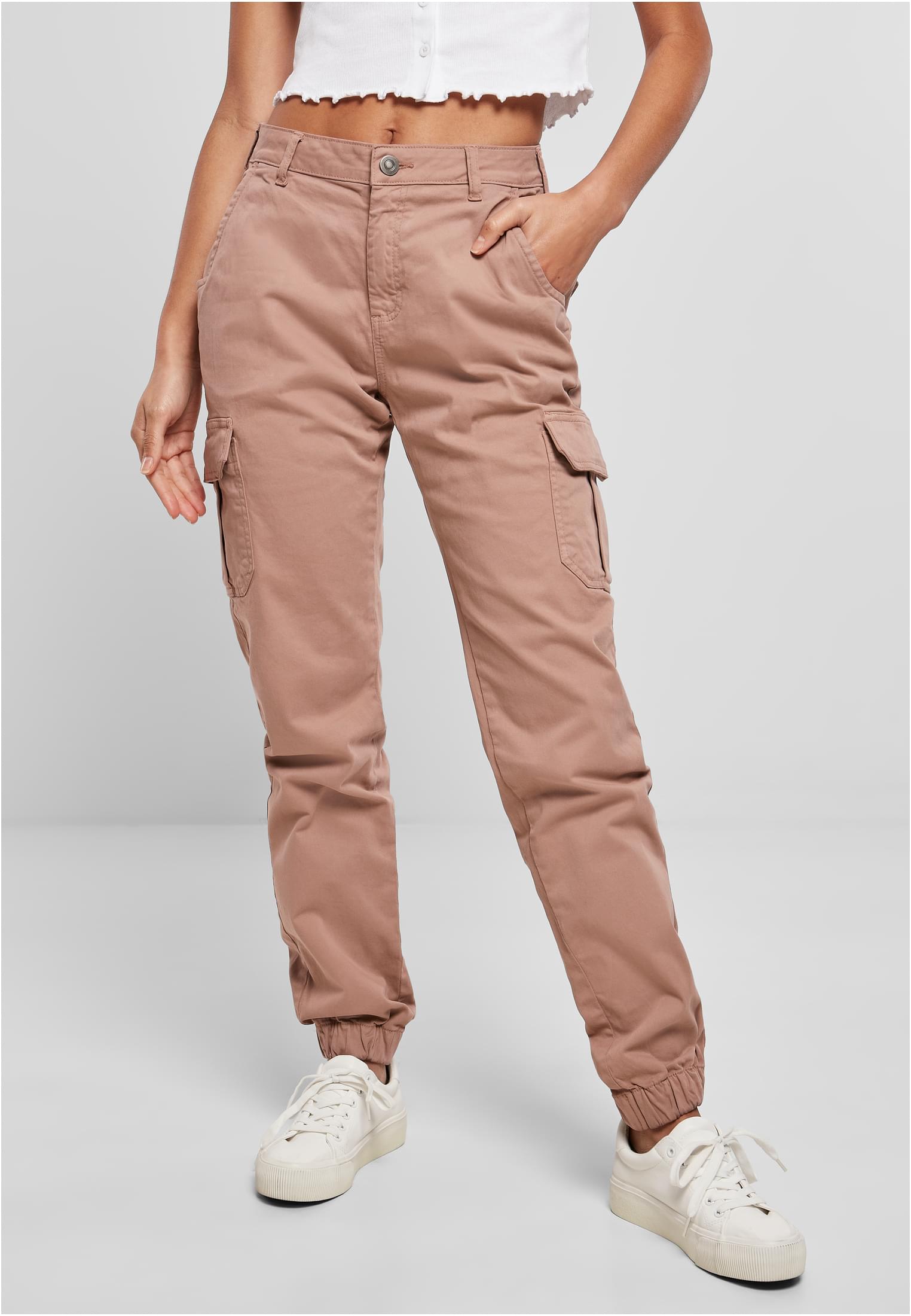 Ladies High Waist Cargo Pants | duskrose