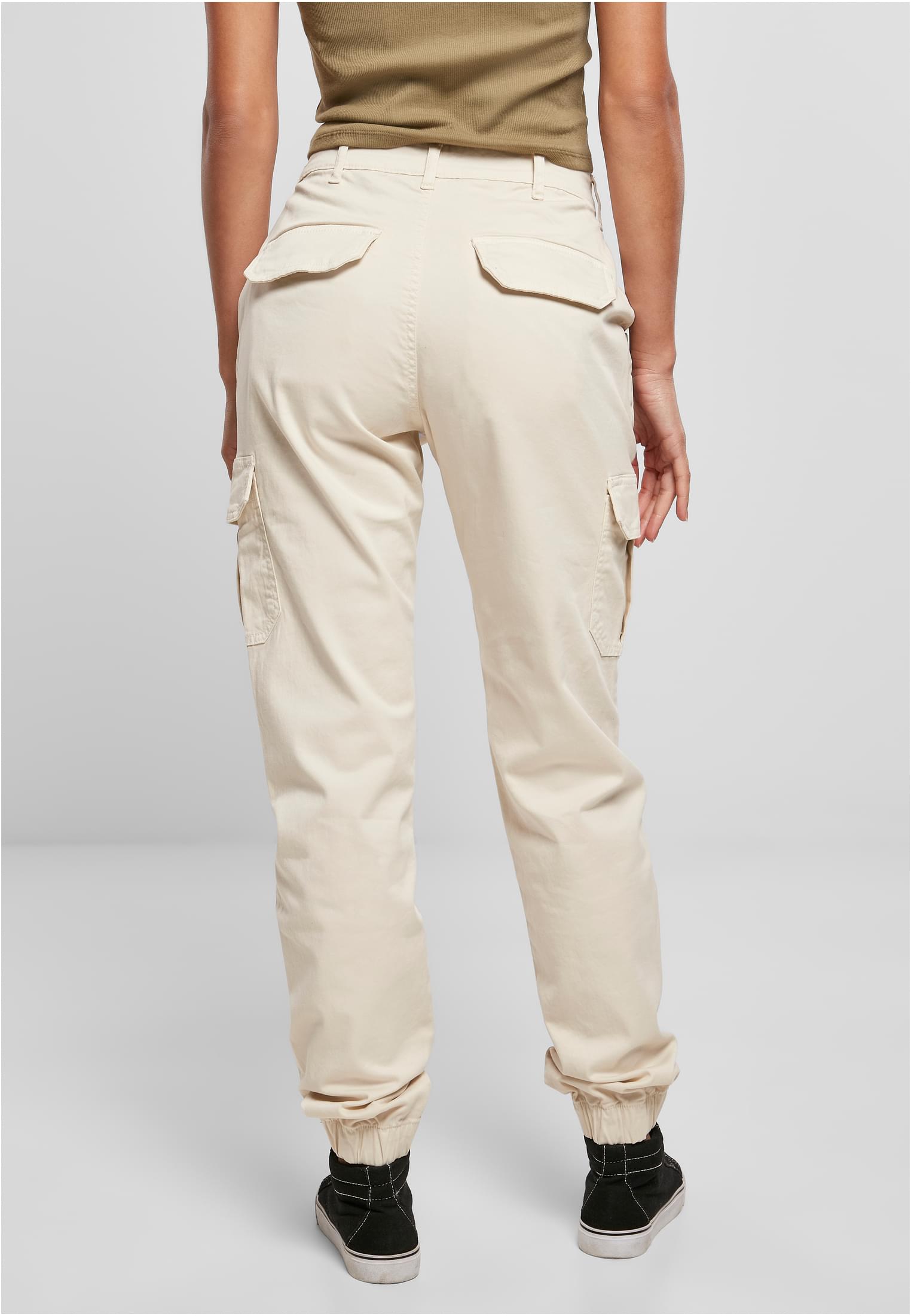 Ladies High Waist Cargo Pants | whitesand