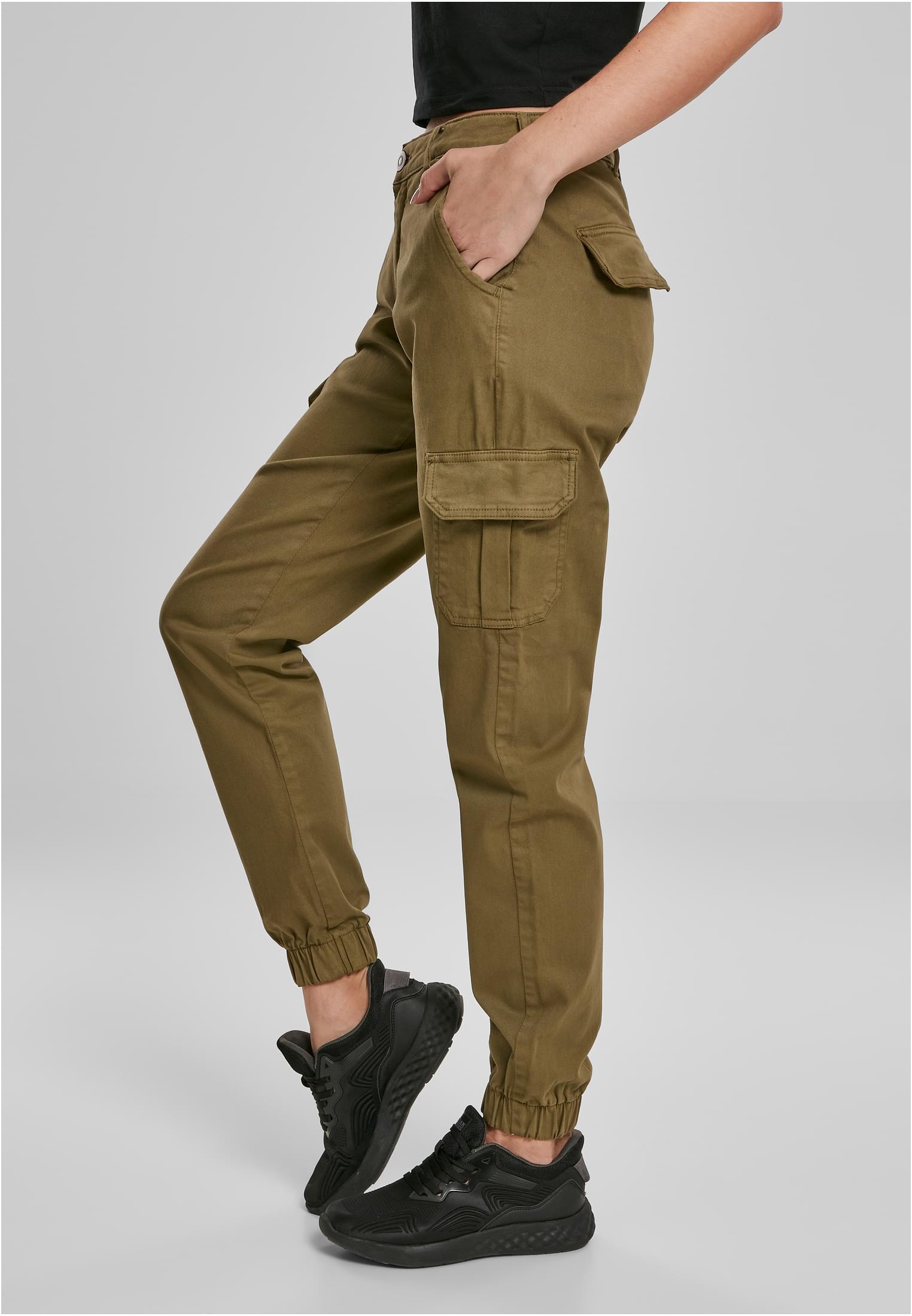 Ladies High Waist Cargo Pants | summerolive