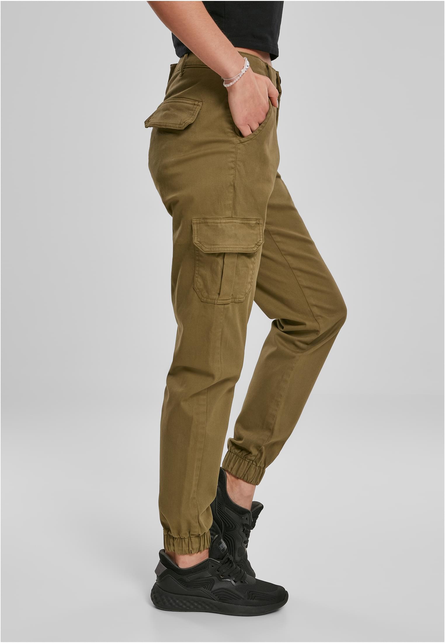 Ladies High Waist Cargo Pants | summerolive