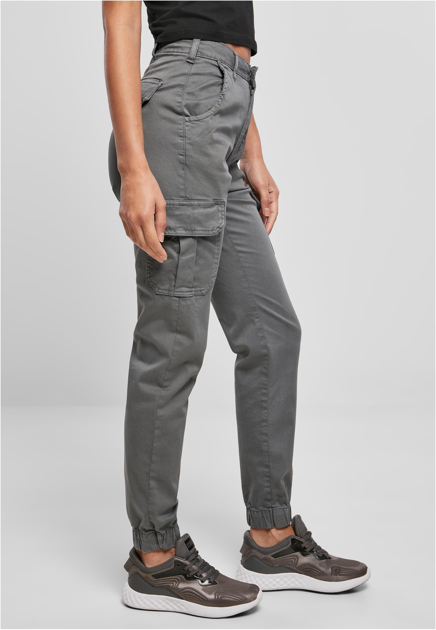 Ladies High Waist Cargo Pants | lightshadow