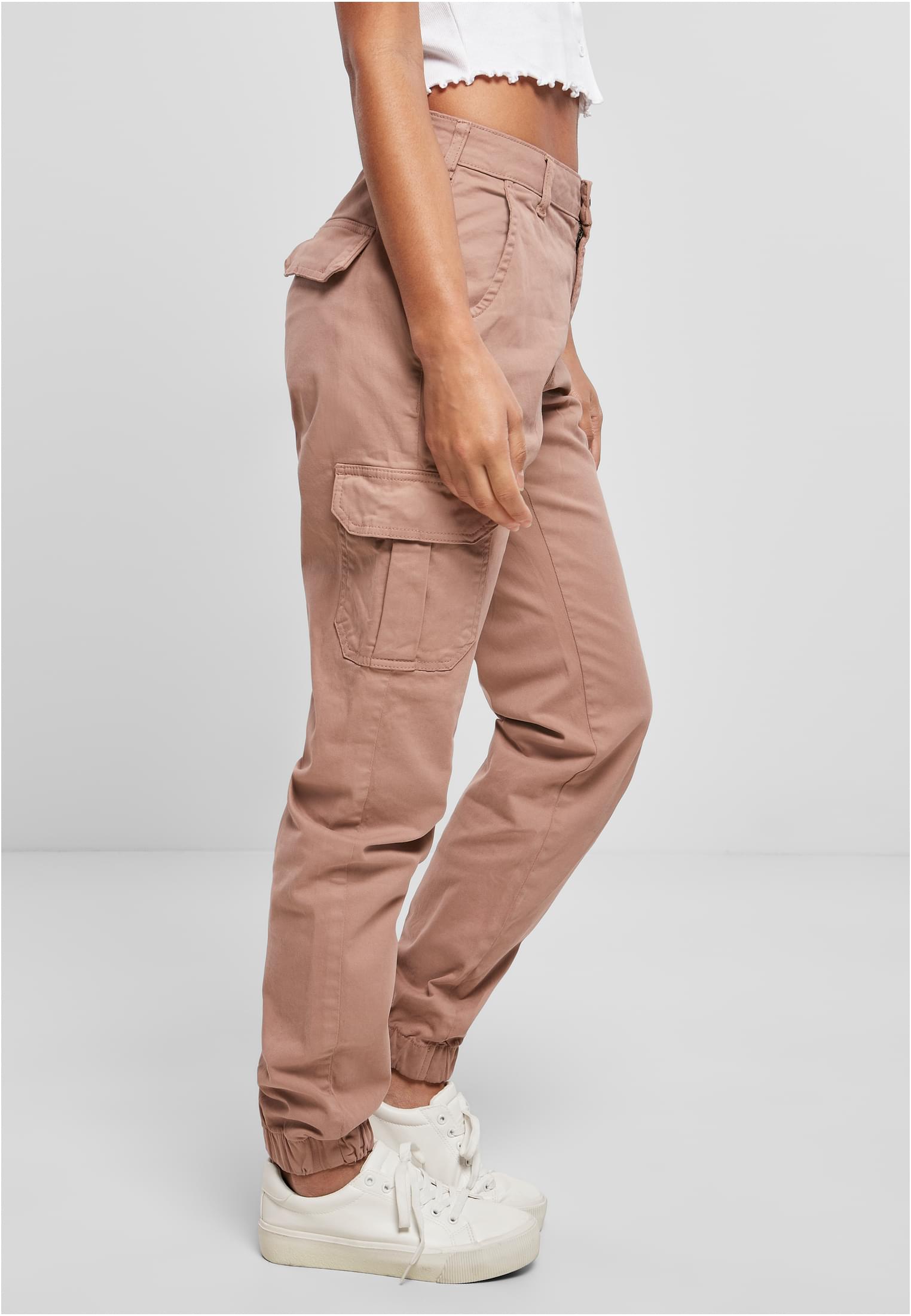 Ladies High Waist Cargo Pants | duskrose