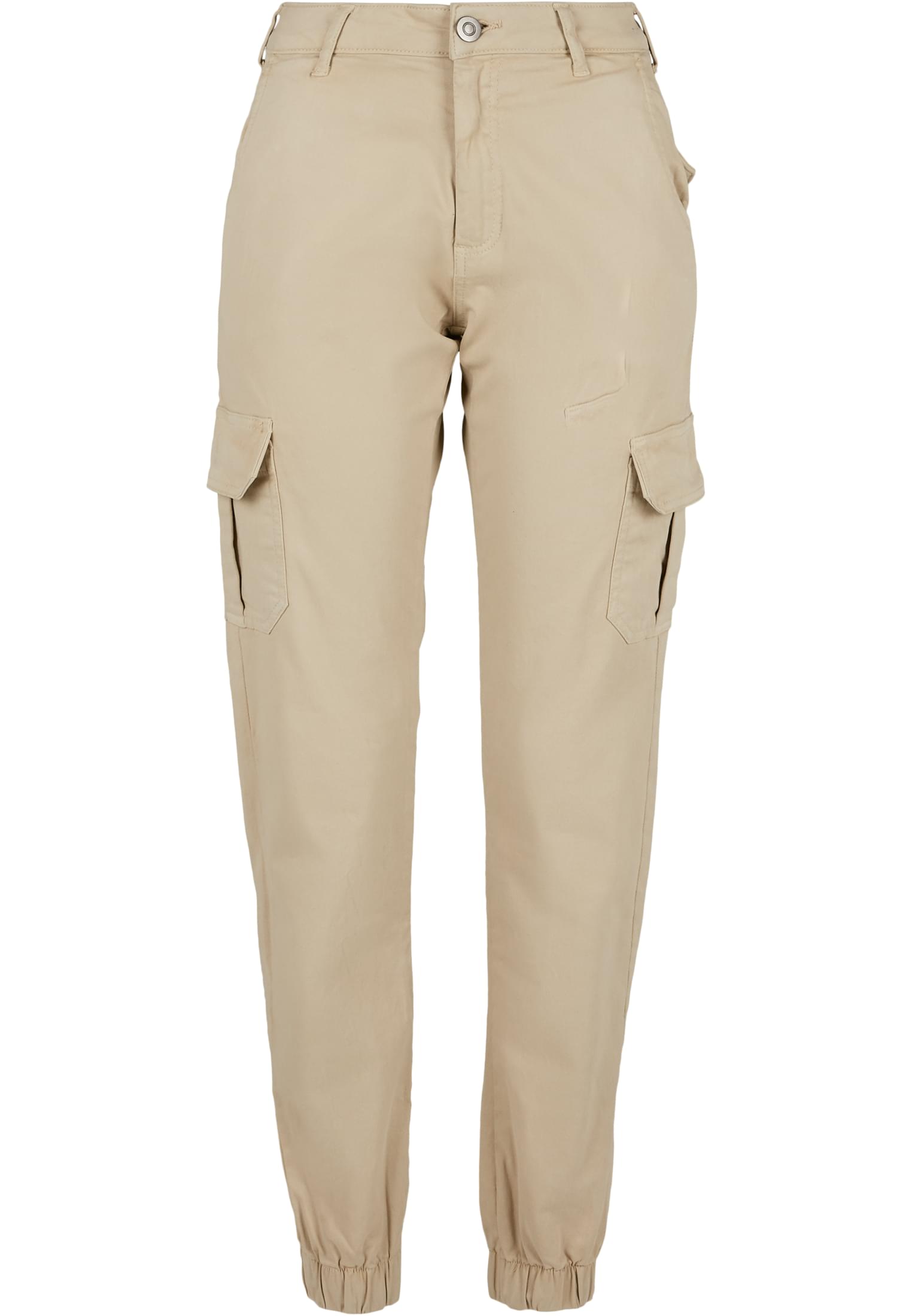 Ladies High Waist Cargo Pants | concrete