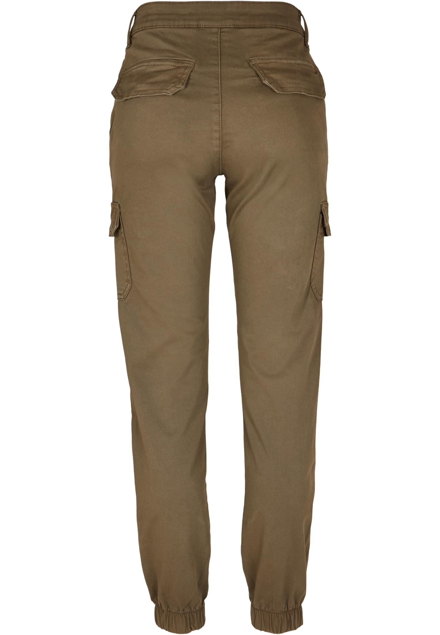 Ladies High Waist Cargo Pants | olive