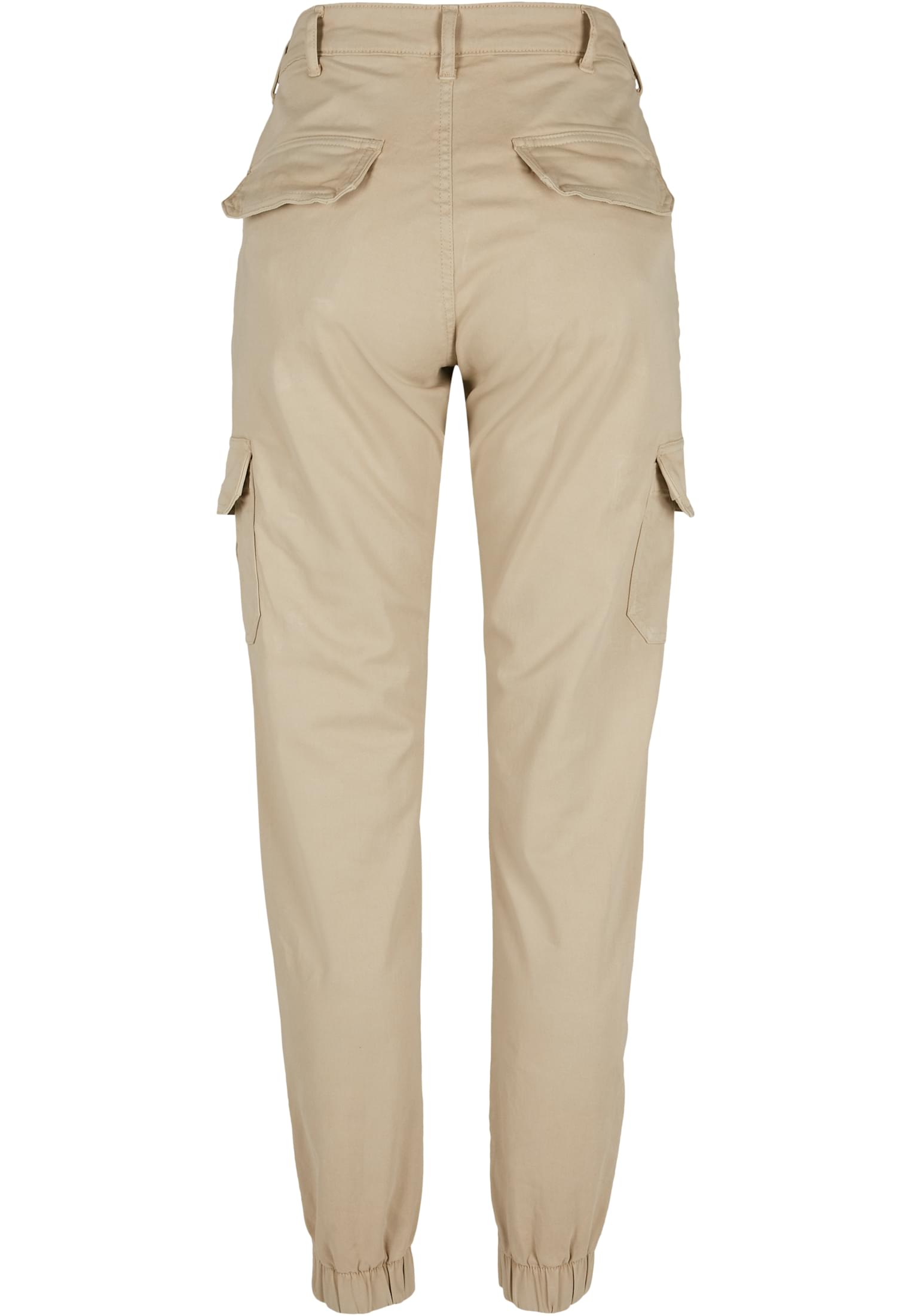 Ladies High Waist Cargo Pants | concrete