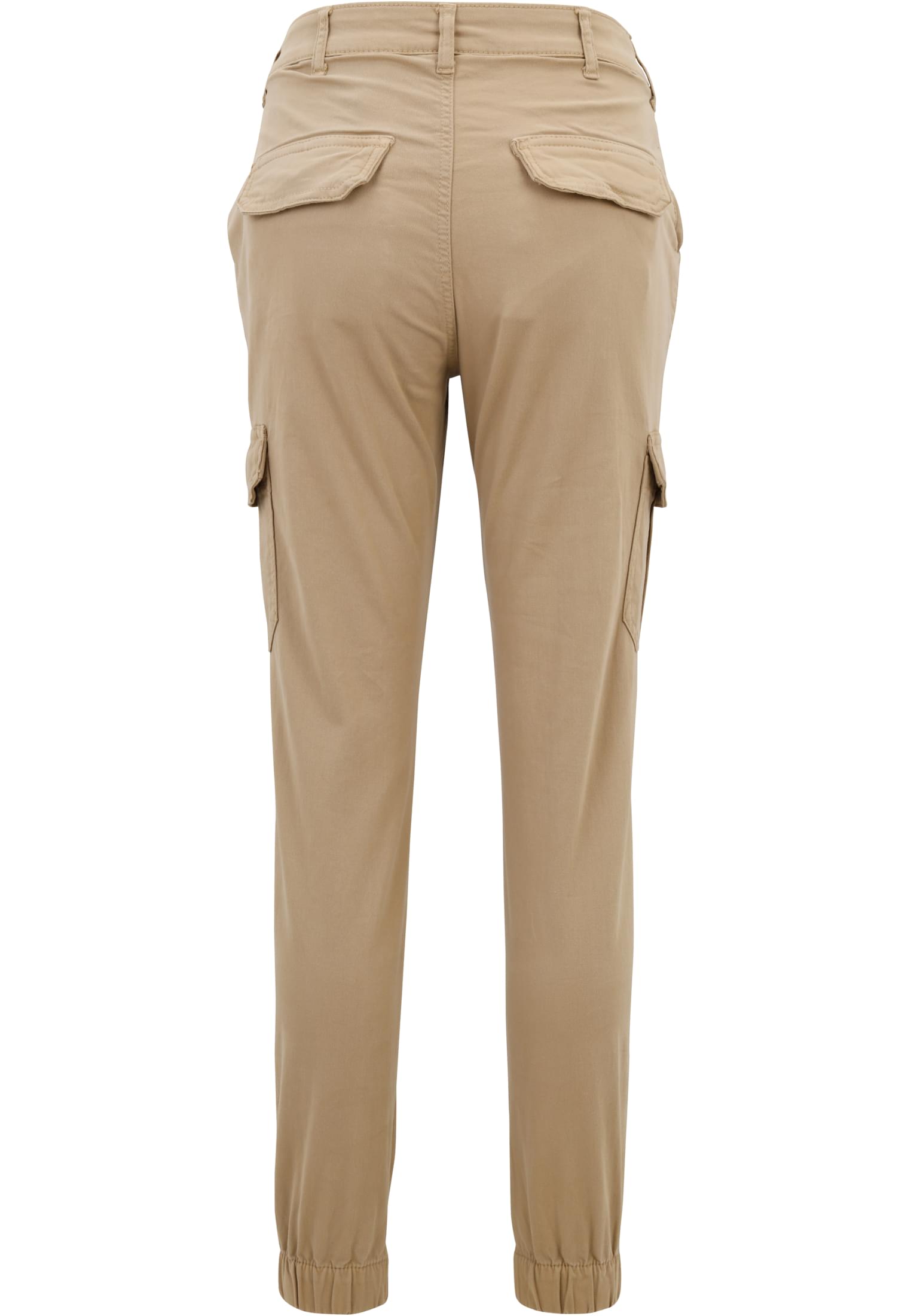 Ladies High Waist Cargo Pants | softtaupe