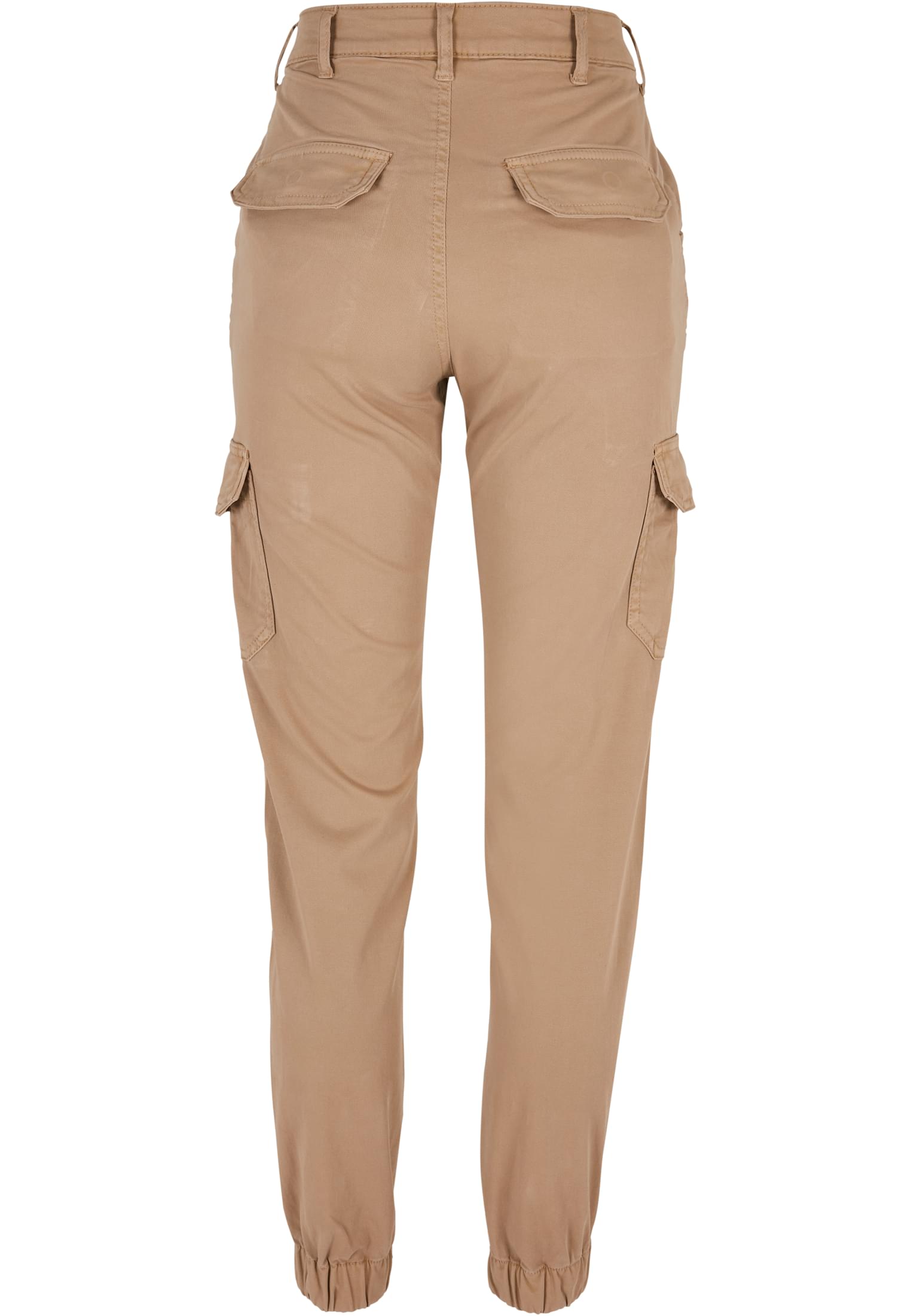 Ladies High Waist Cargo Pants | unionbeige