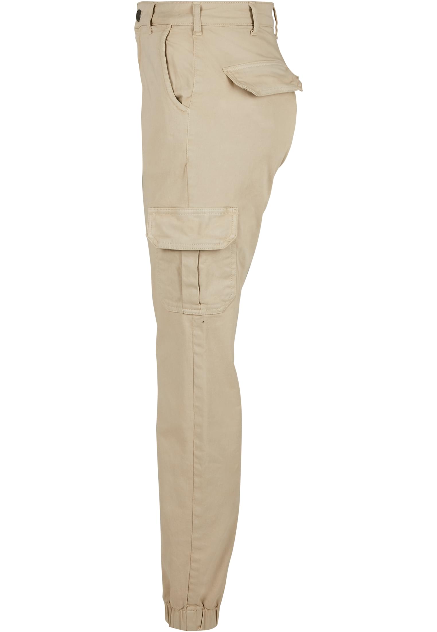 Ladies High Waist Cargo Pants | concrete