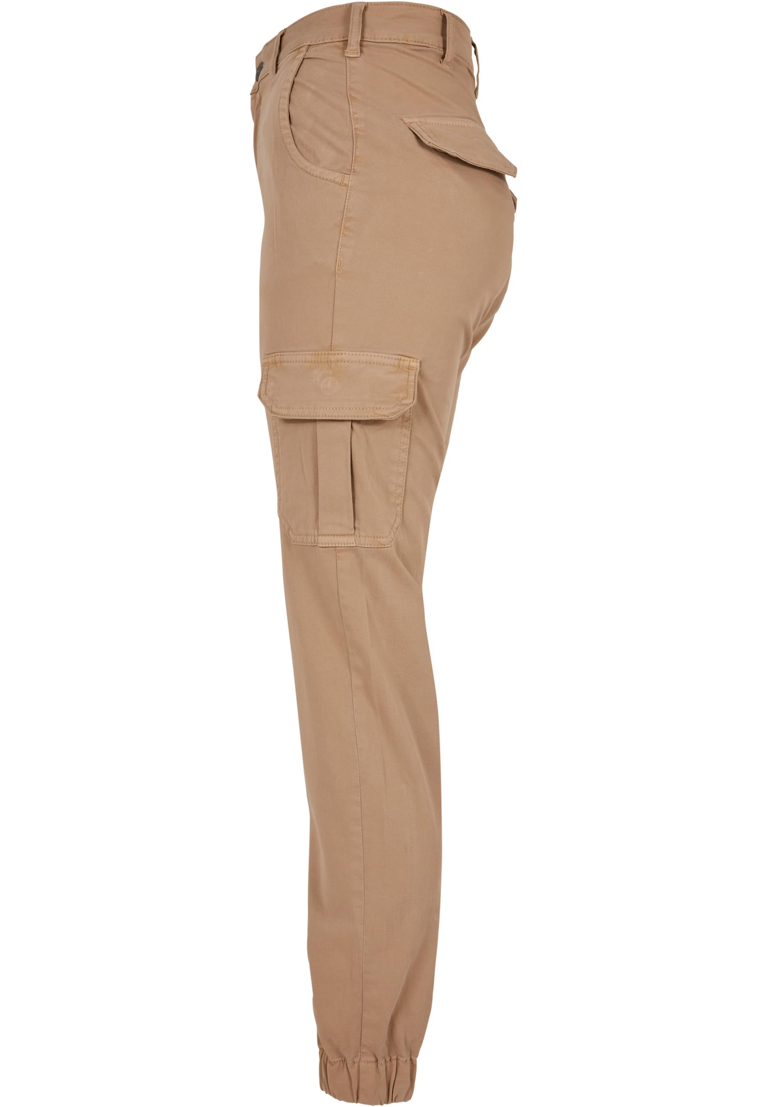 Ladies High Waist Cargo Pants | unionbeige