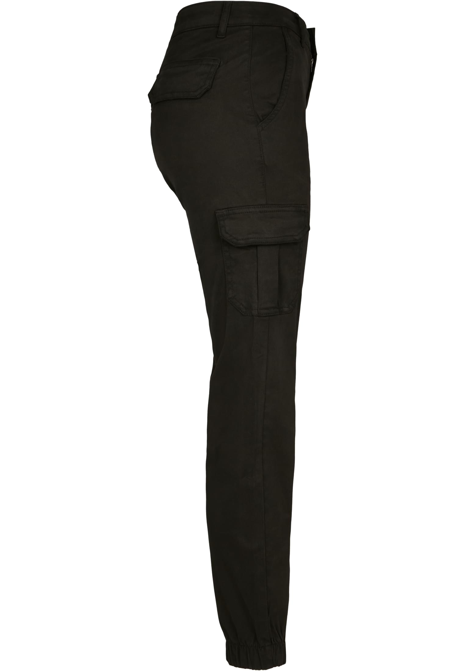 Ladies High Waist Cargo Pants | black