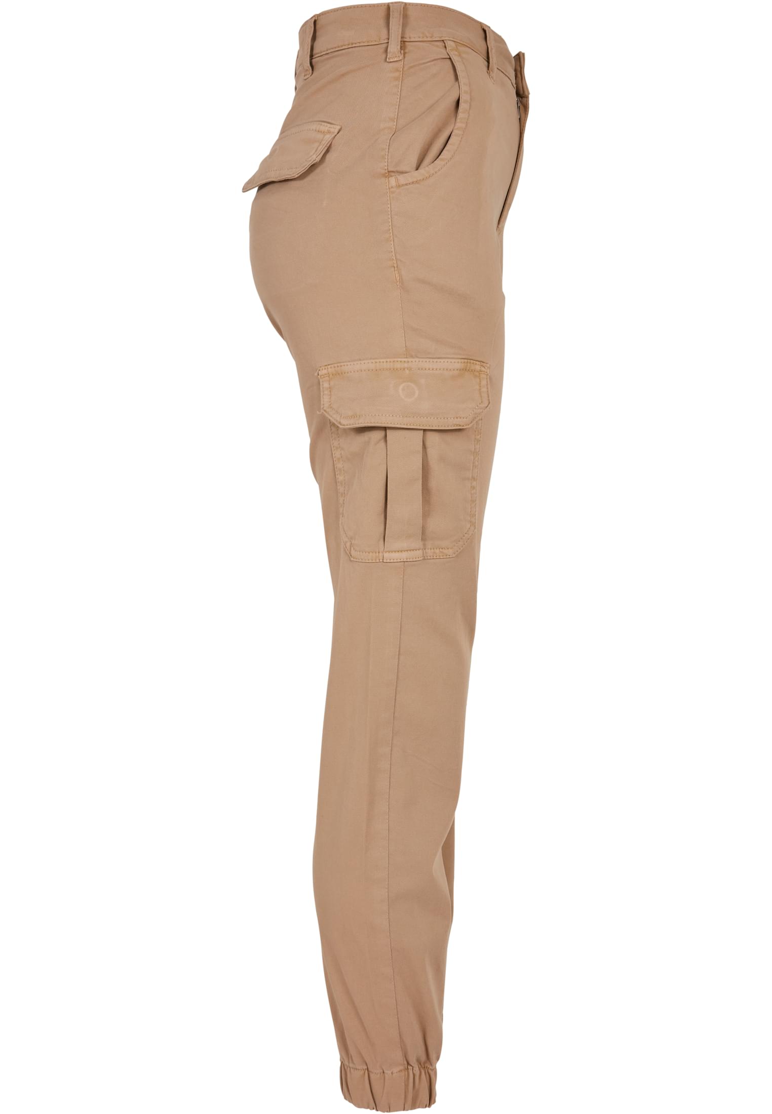 Ladies High Waist Cargo Pants | unionbeige