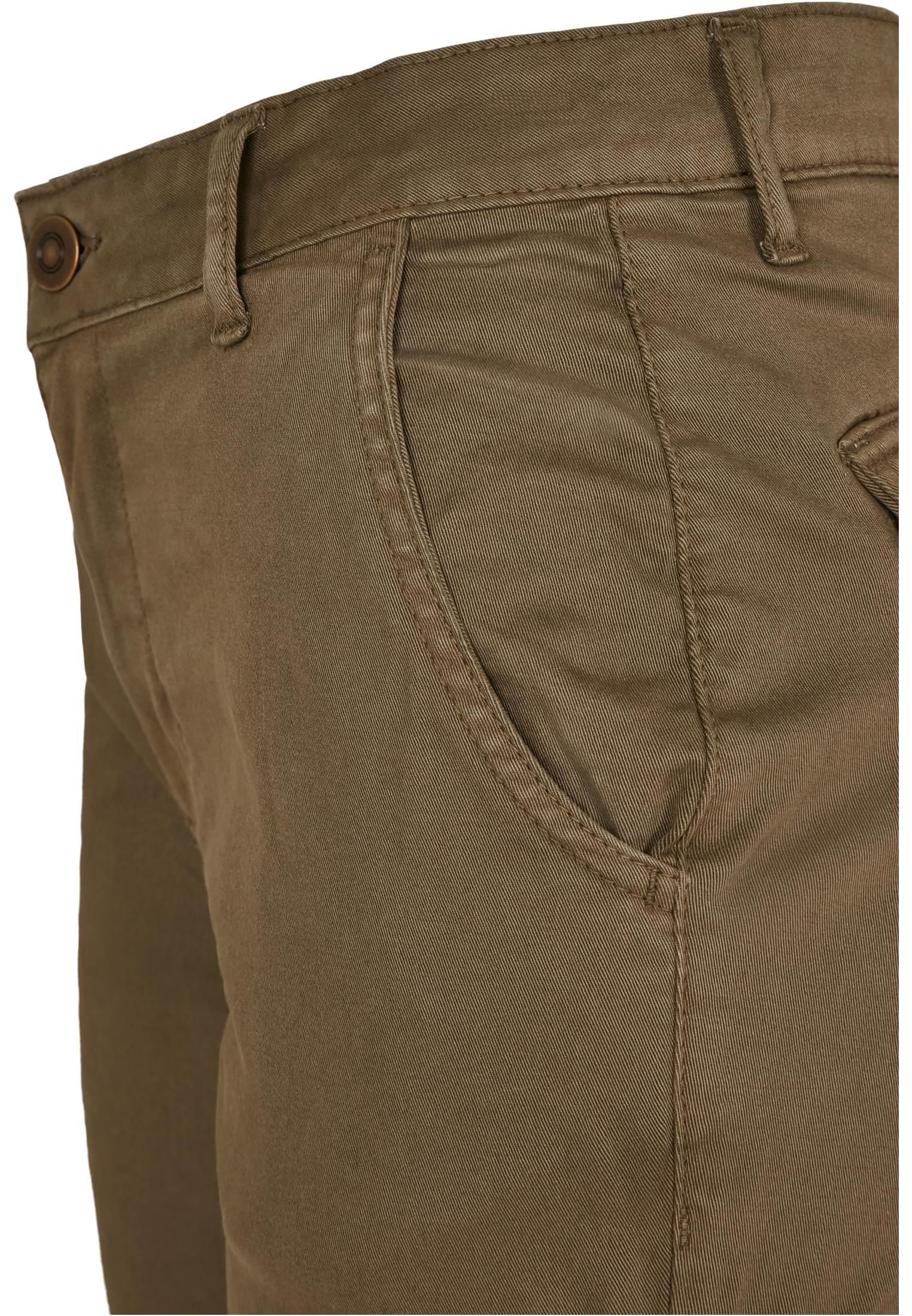 Ladies High Waist Cargo Pants | olive