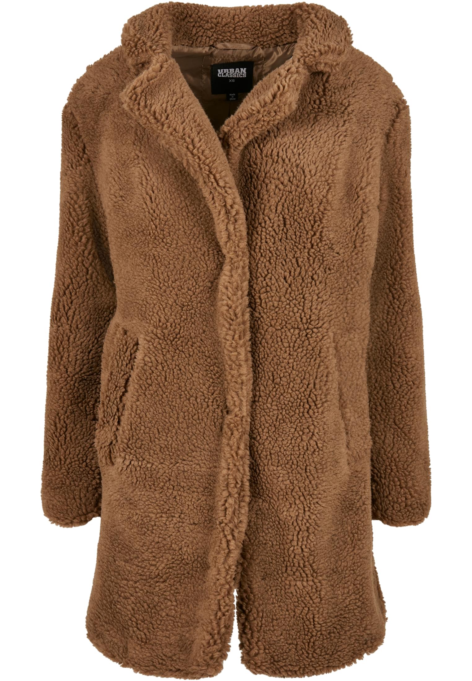 Ladies Oversized Sherpa Coat | midground