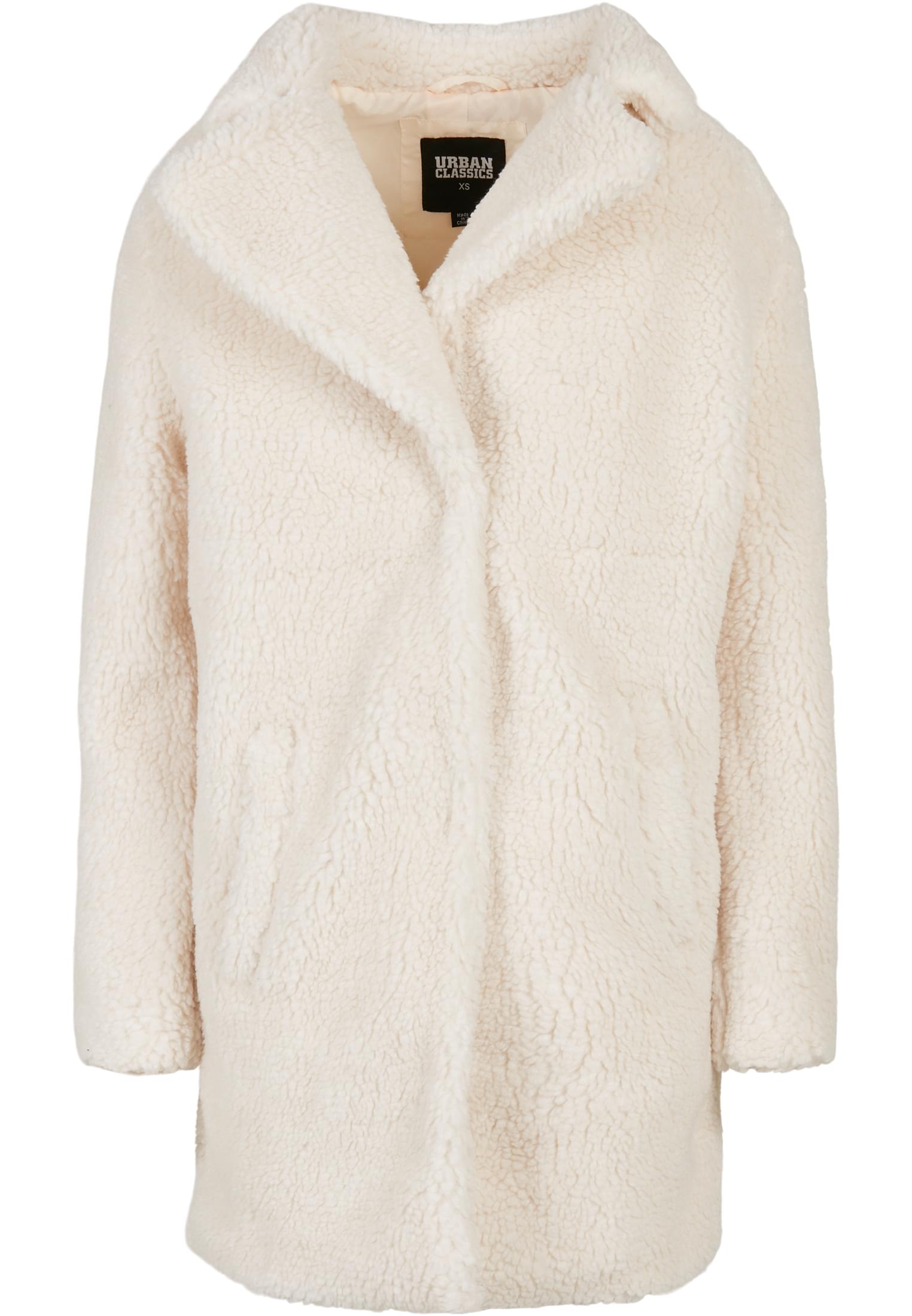 Ladies Oversized Sherpa Coat | whitesand