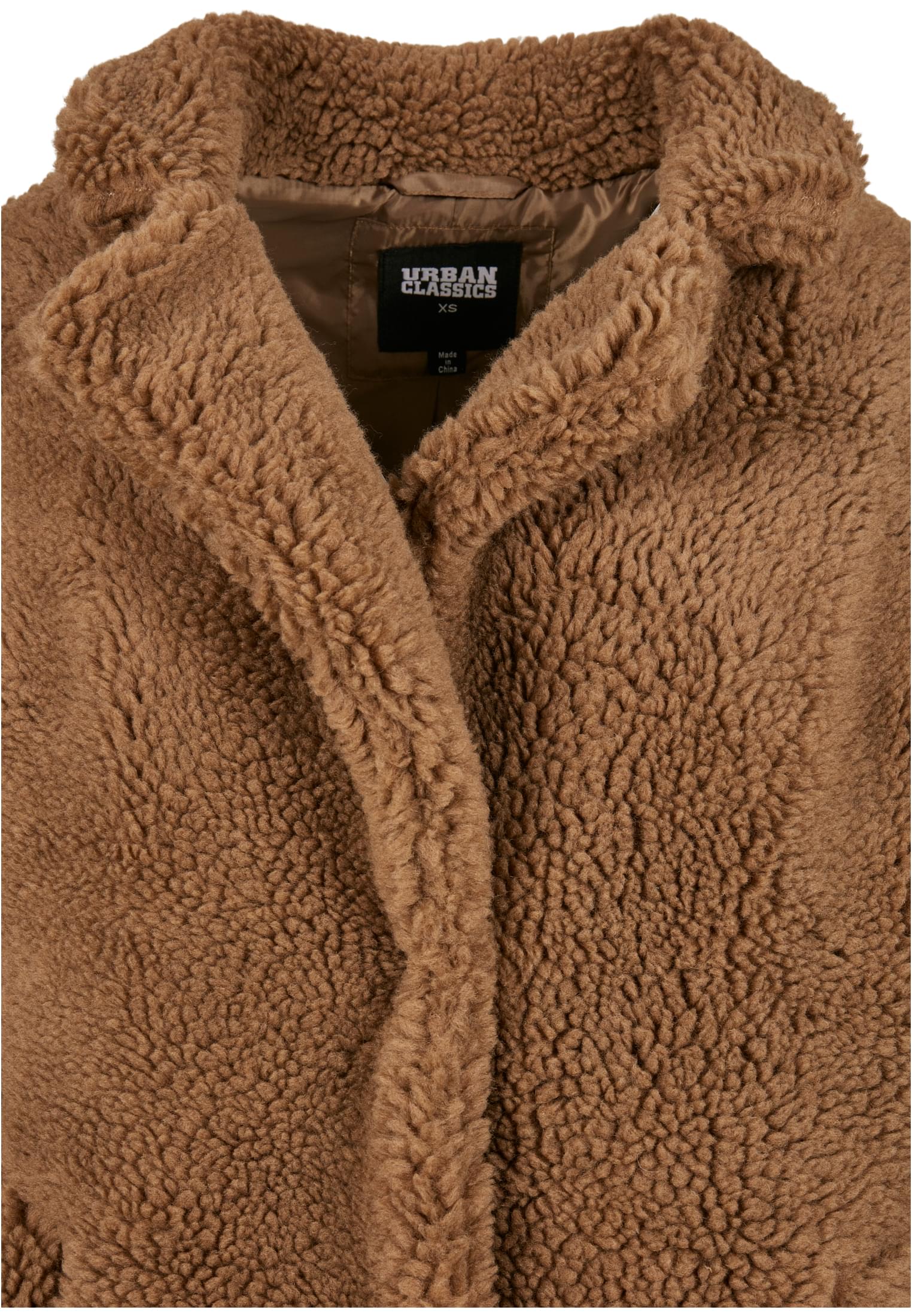 Ladies Oversized Sherpa Coat | midground