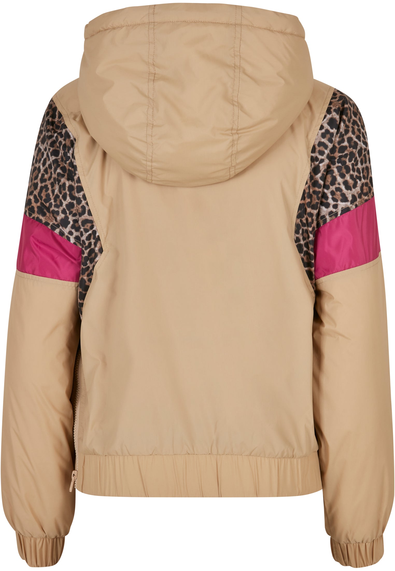 Ladies AOP Mixed Pull Over Jacket | unionbeige/darkleo/w.